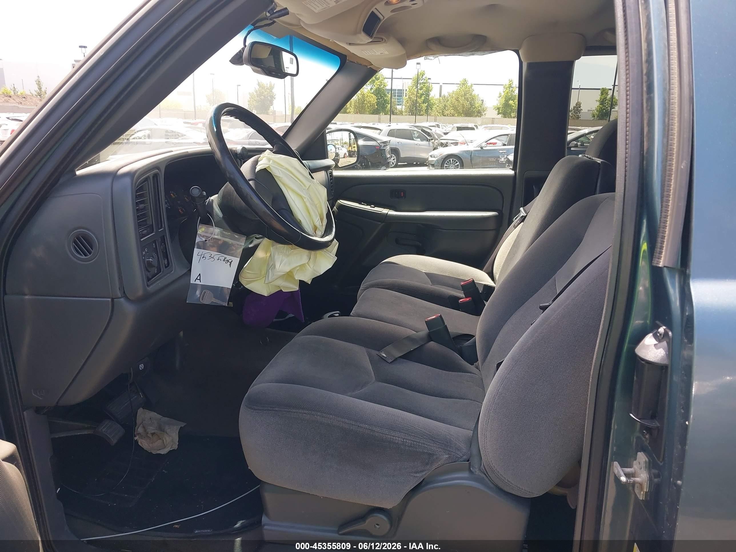 2007 Gmc Sierra 1500 Classic Sle1 Blue vin: 1GTEC19T07Z103506