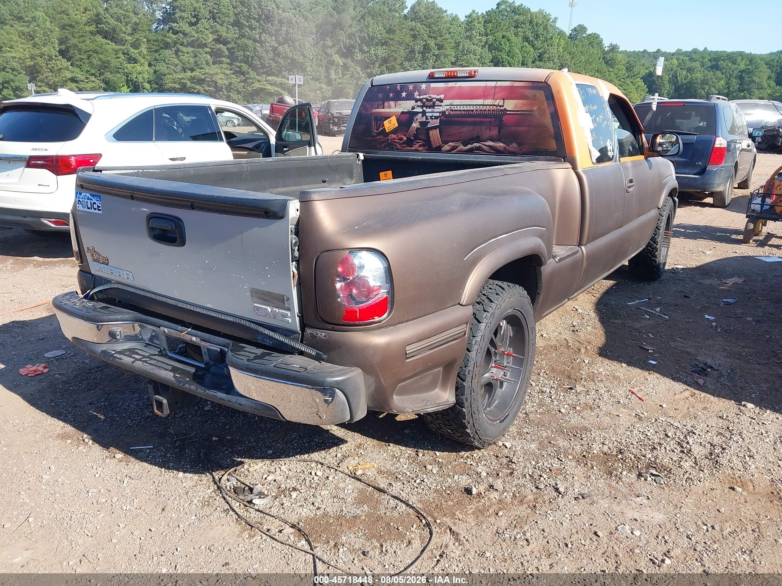 2004 Gmc Sierra 1500 Slt Brown vin: 1GTEC19T14Z348164