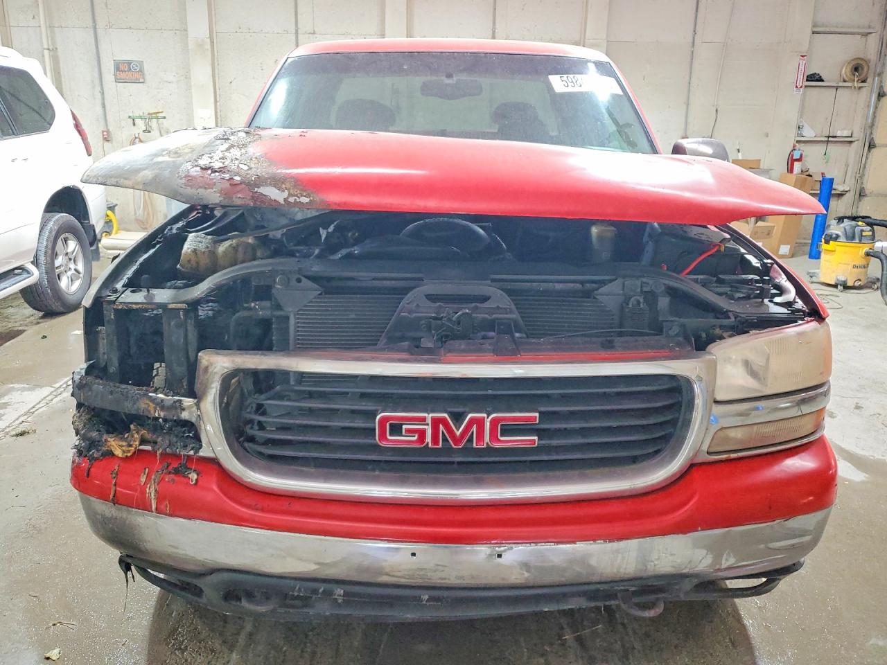 2002 Gmc New Sierra C1500 Red vin: 1GTEC19T22Z240990