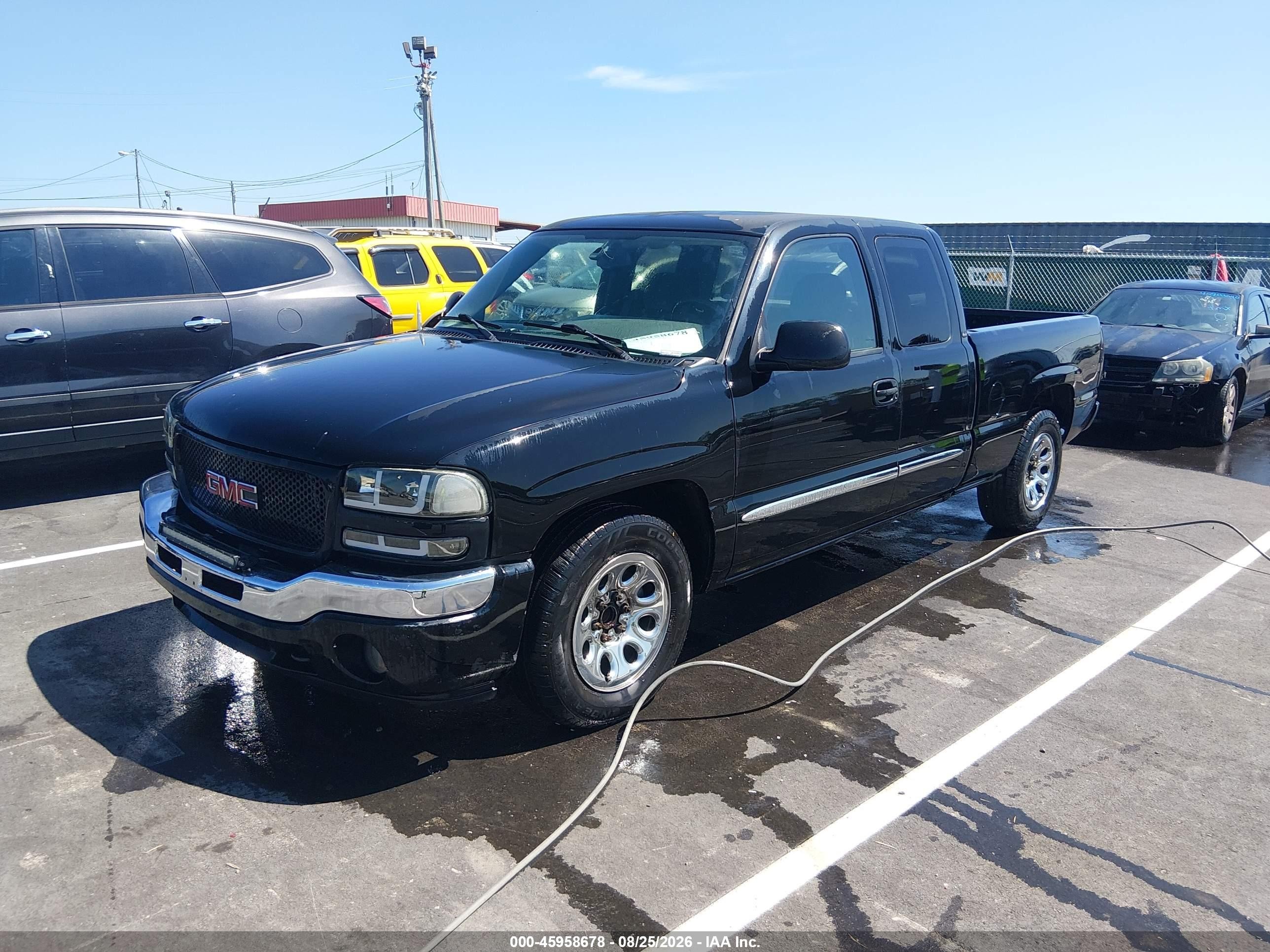2006 Gmc Sierra 1500 Sle1 Black vin: 1GTEC19T26Z126834