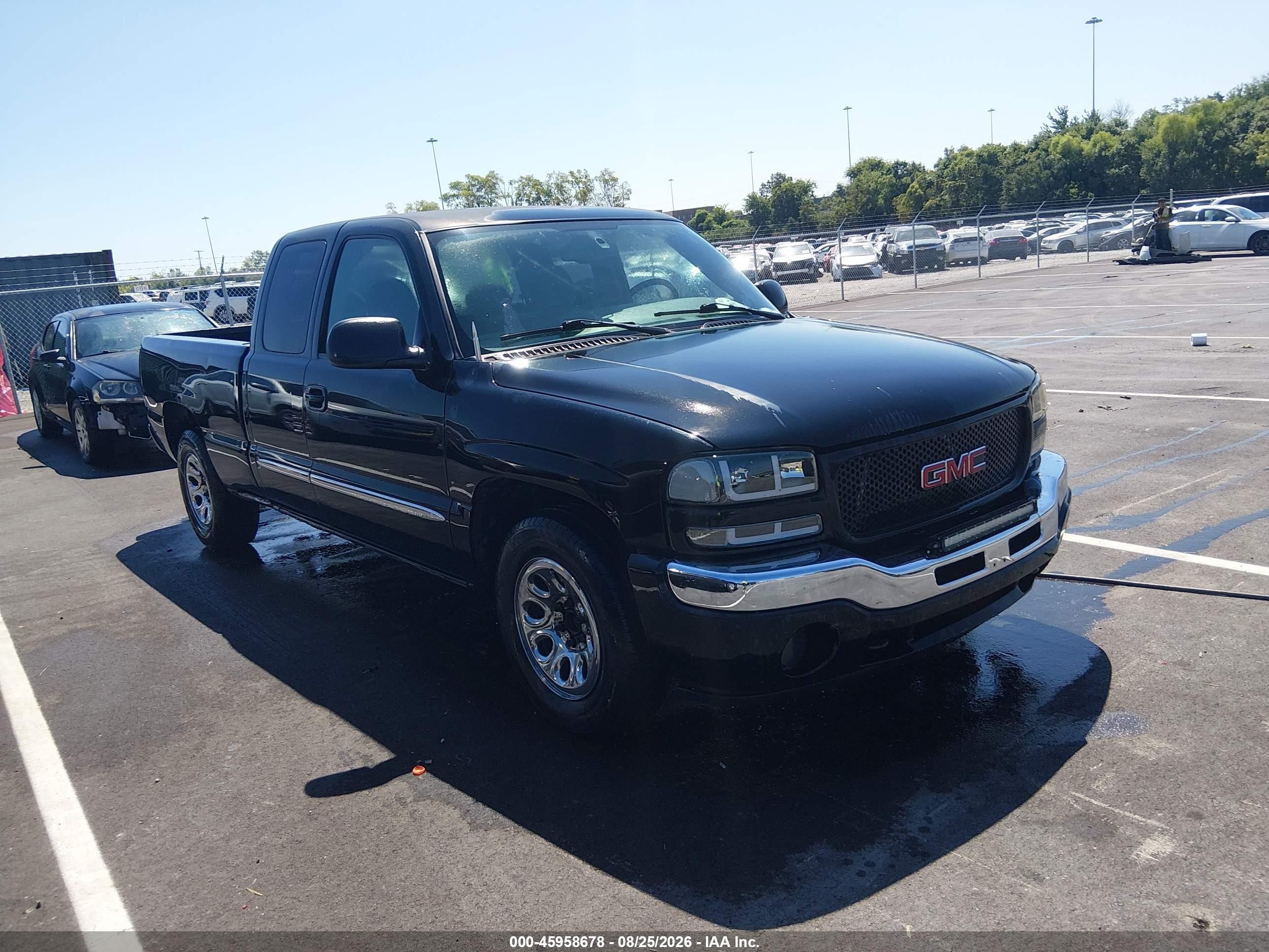 2006 Gmc Sierra 1500 Sle1 Black vin: 1GTEC19T26Z126834