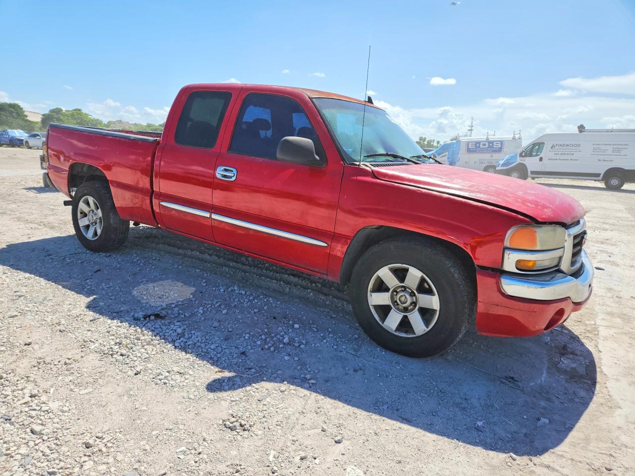 2006 Gmc New Sierra C1500 Red vin: 1GTEC19T26Z150325