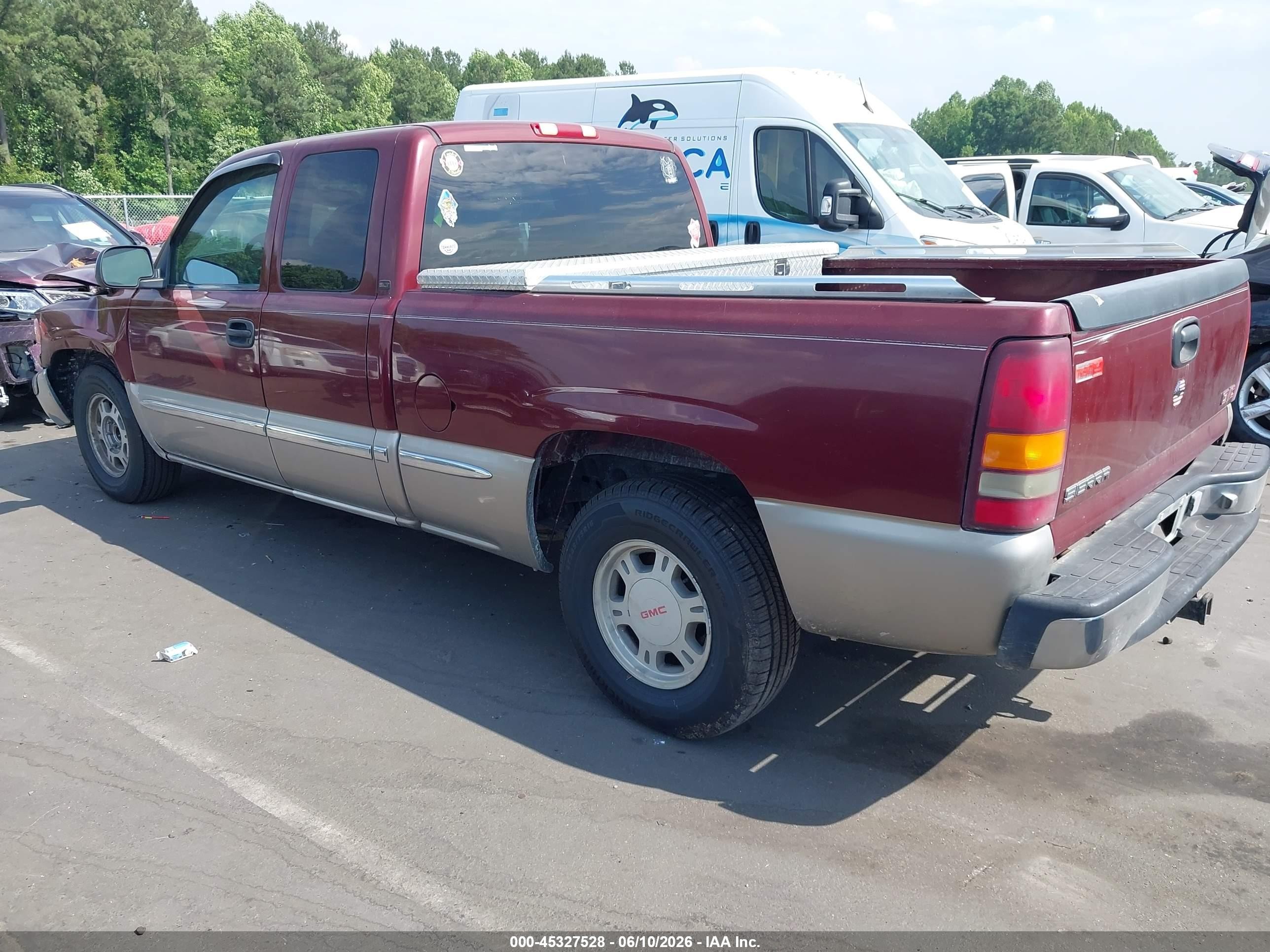 2000 Gmc Sierra 1500 Sle Maroon vin: 1GTEC19T2YZ325241