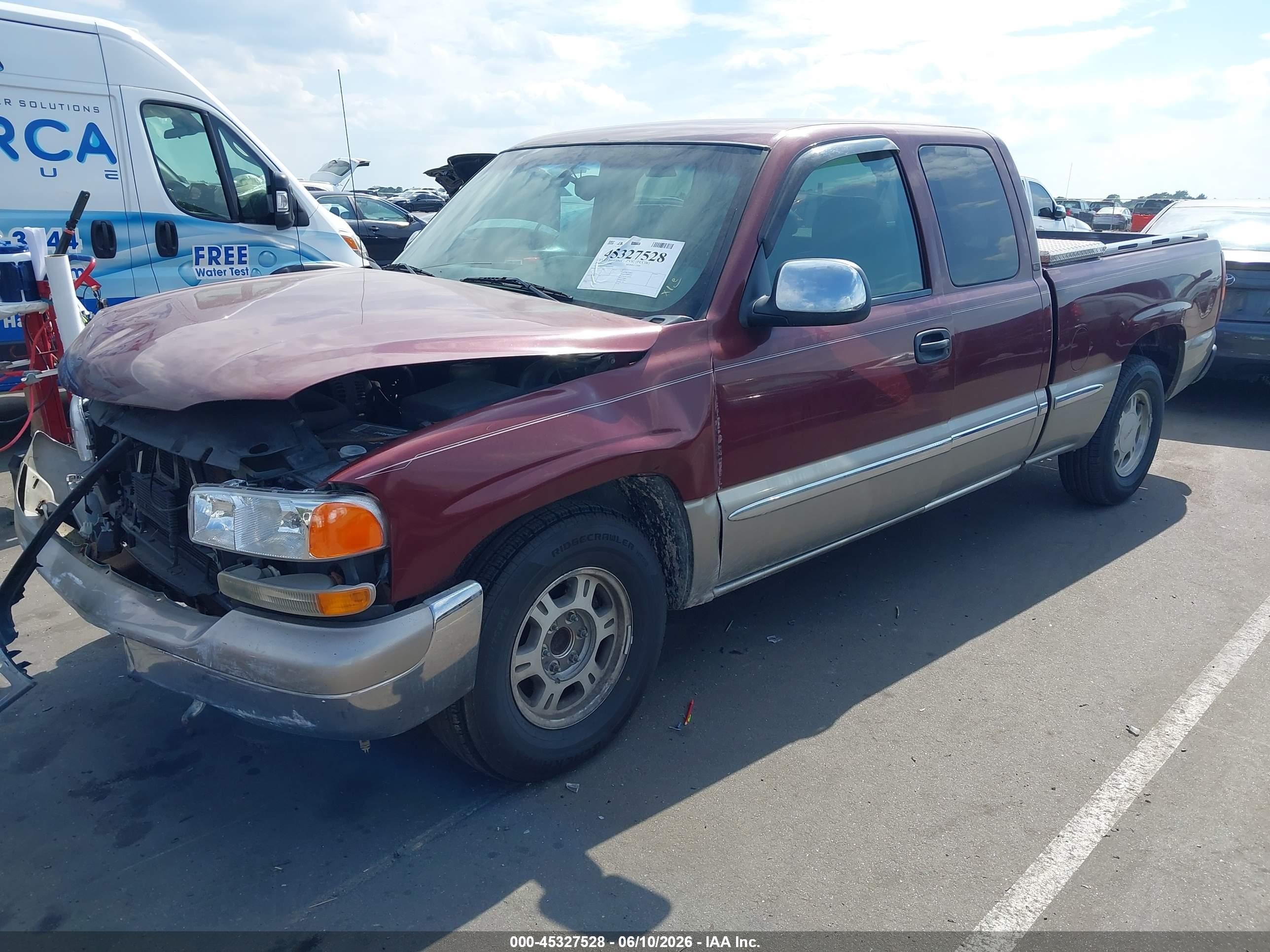 2000 Gmc Sierra 1500 Sle Maroon vin: 1GTEC19T2YZ325241