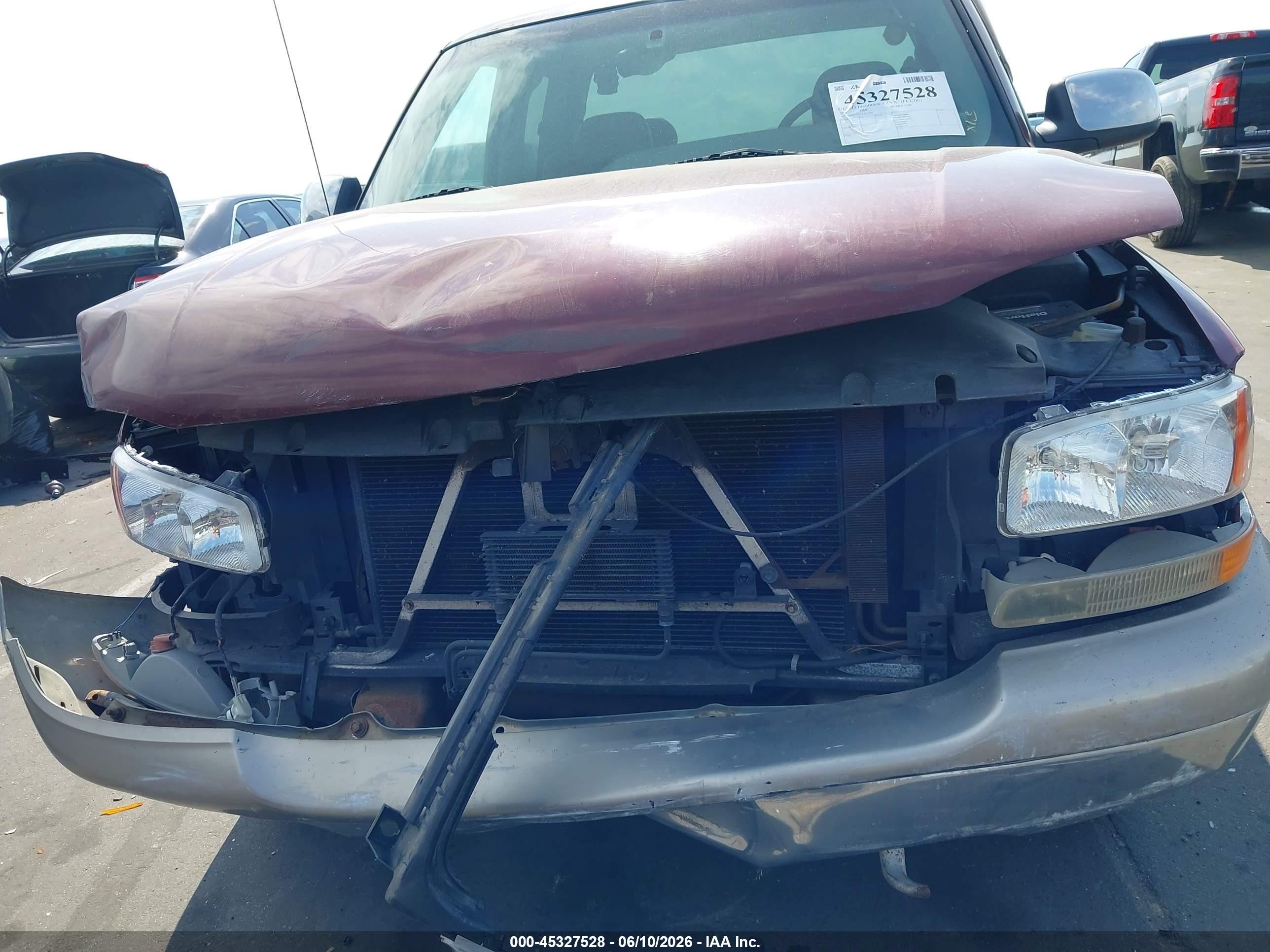 2000 Gmc Sierra 1500 Sle Maroon vin: 1GTEC19T2YZ325241