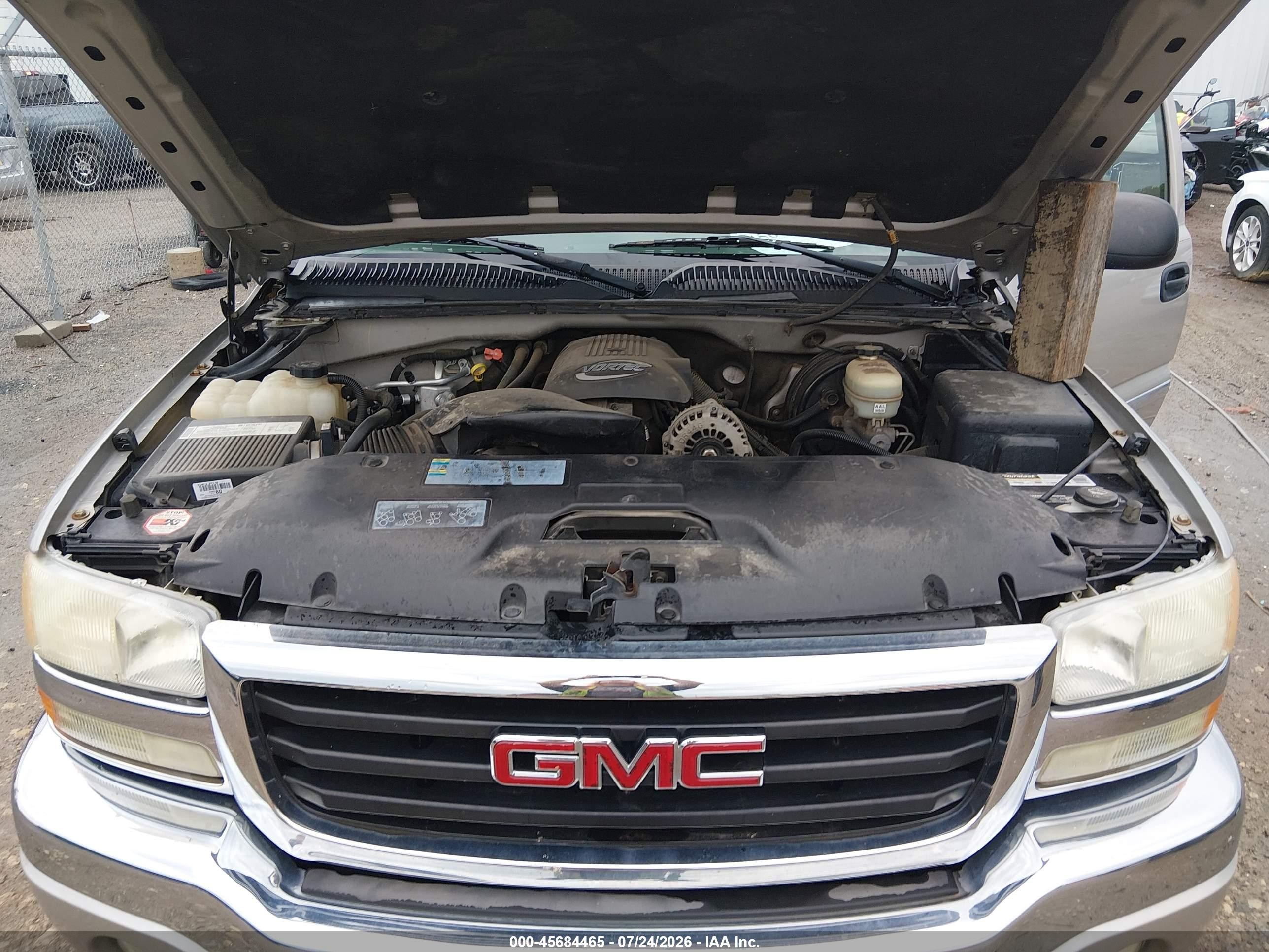 2005 Gmc Sierra 1500 Sle Серый vin: 1GTEC19T35Z335398