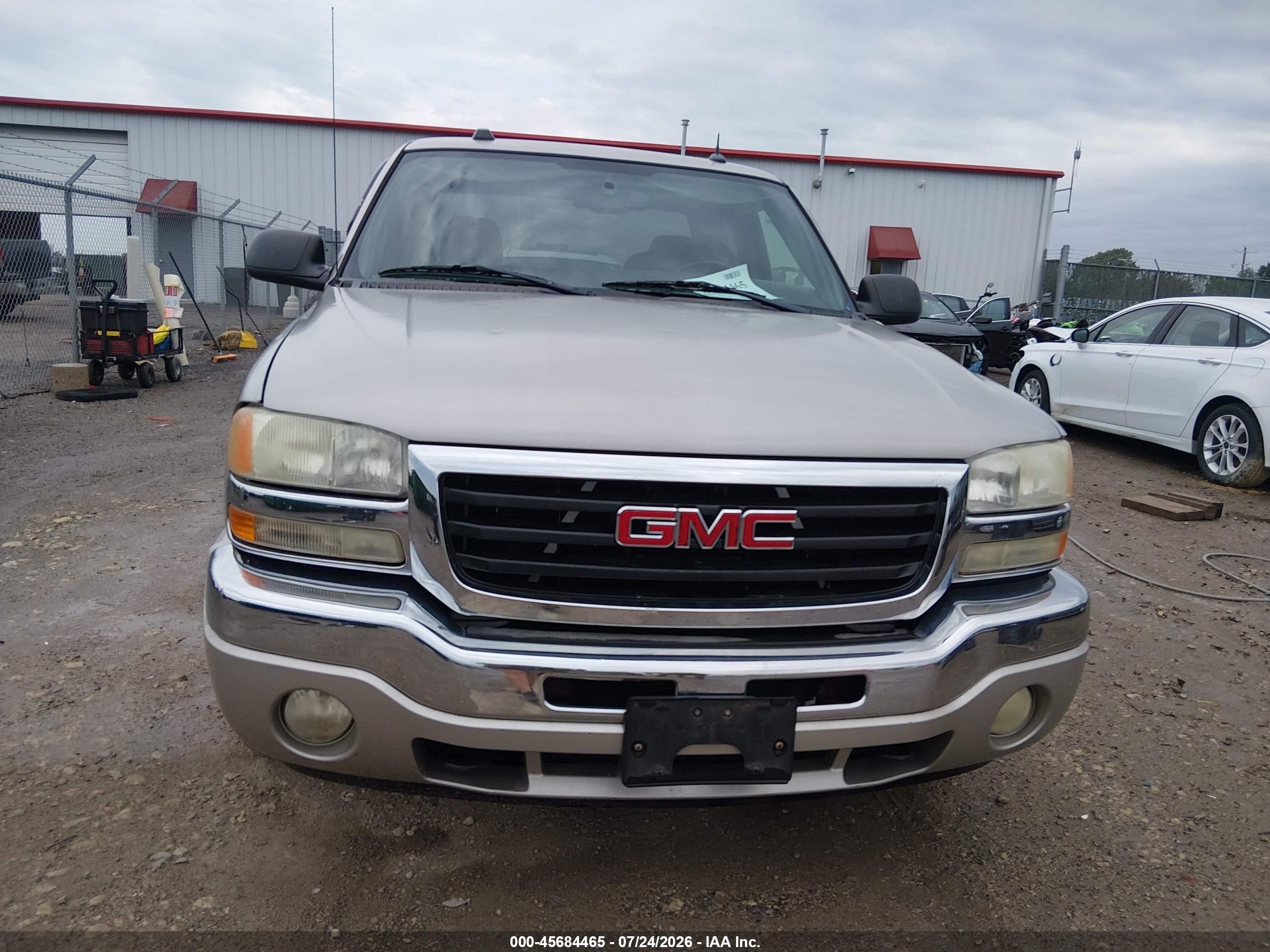 2005 Gmc Sierra 1500 Sle Серый vin: 1GTEC19T35Z335398