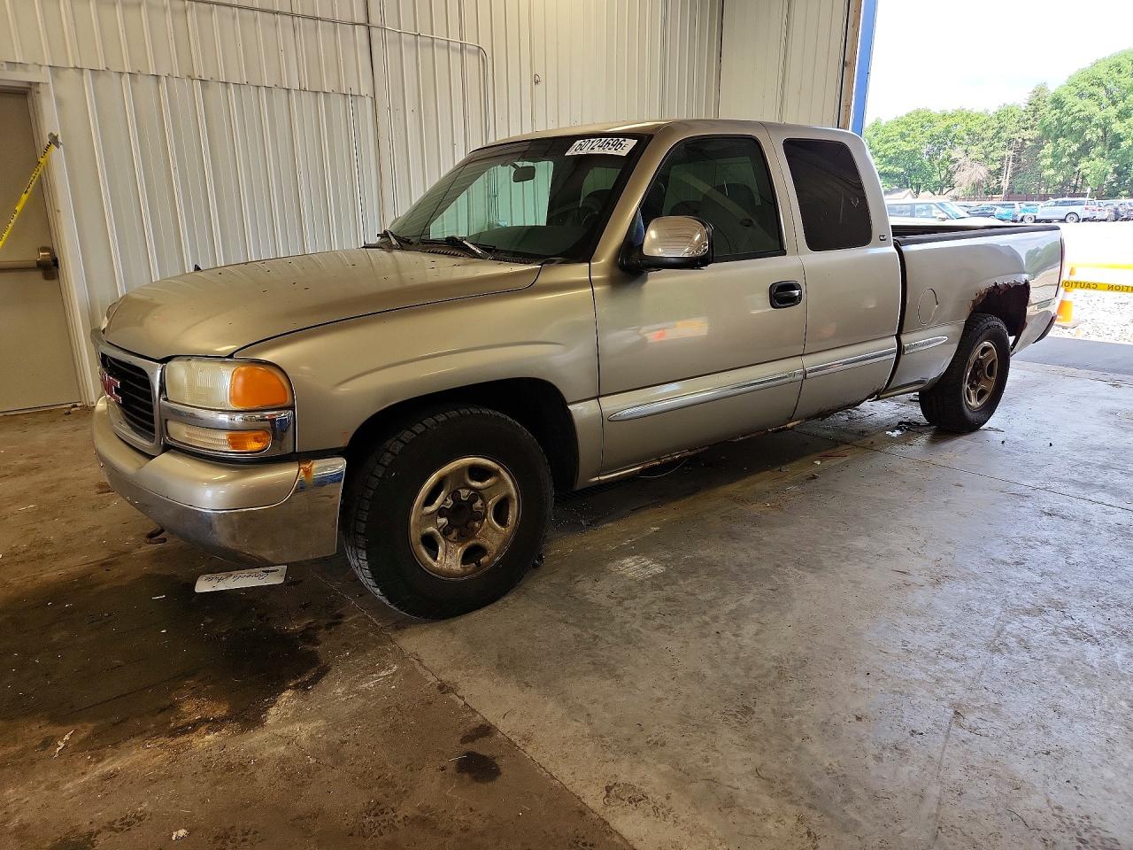 2000 Gmc New Sierra C1500 Gray vin: 1GTEC19T3YZ170120