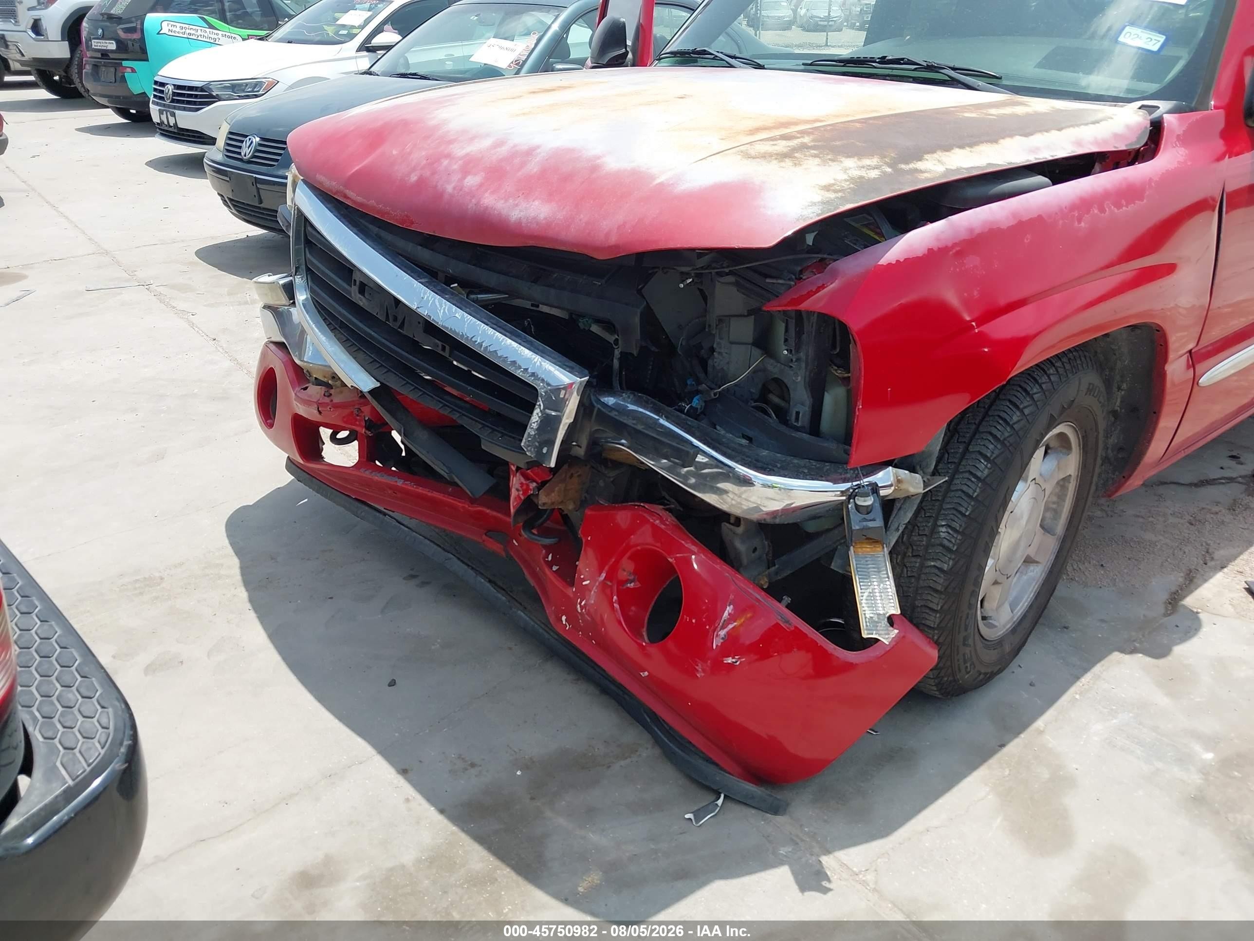 2005 Gmc Sierra 1500 Slt Red vin: 1GTEC19T55Z177145