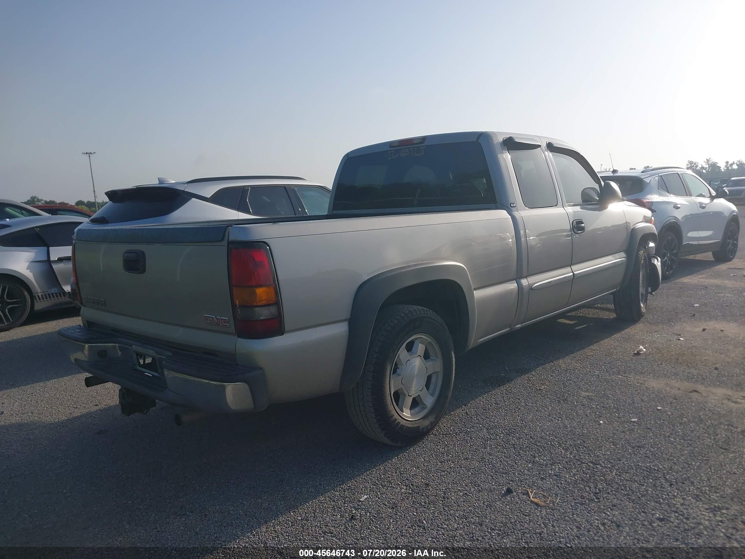 2005 Gmc Sierra 1500 Sle Beige vin: 1GTEC19T55Z348914