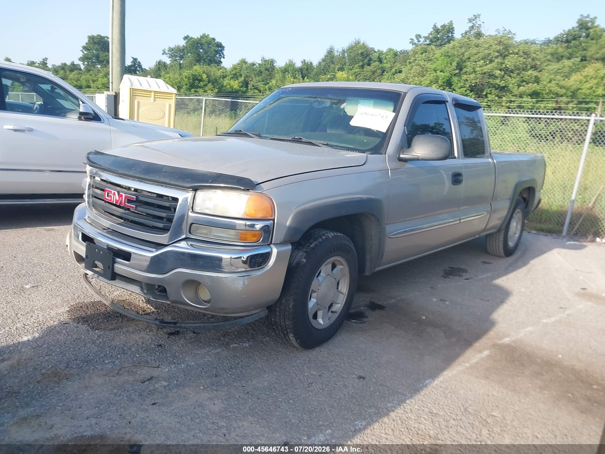 2005 Gmc Sierra 1500 Sle Beige vin: 1GTEC19T55Z348914
