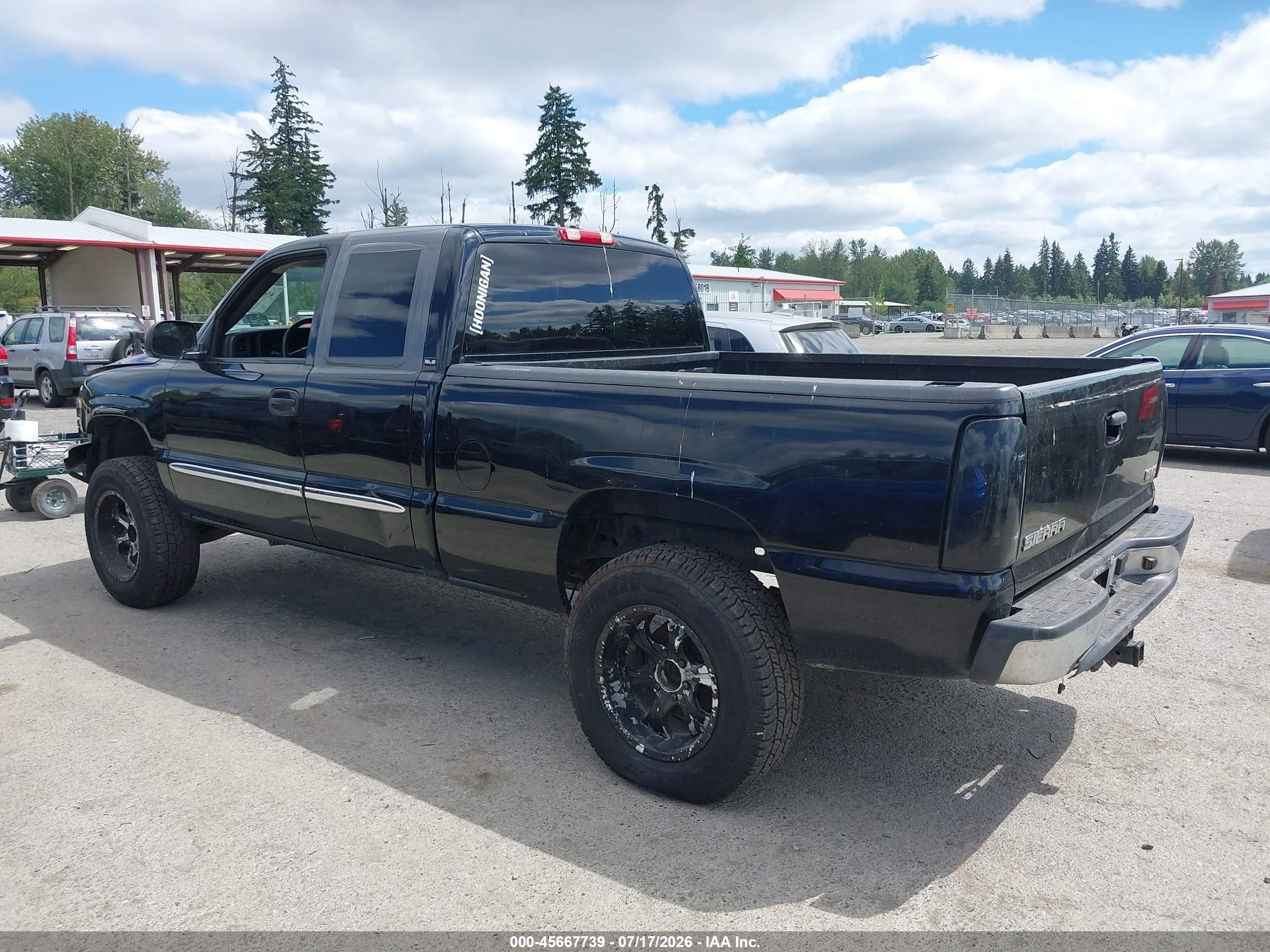 2005 Gmc Sierra 1500 Sle Black vin: 1GTEC19T55Z356883