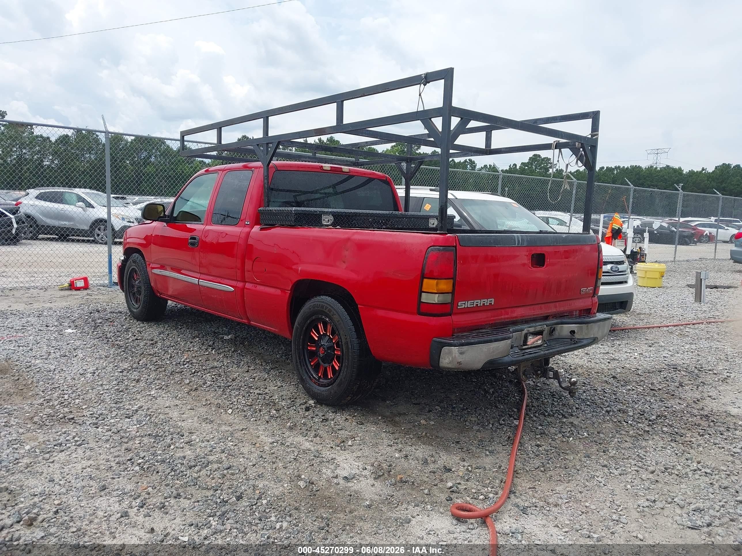 2005 Gmc Sierra 1500 Sle Red vin: 1GTEC19T65Z232864