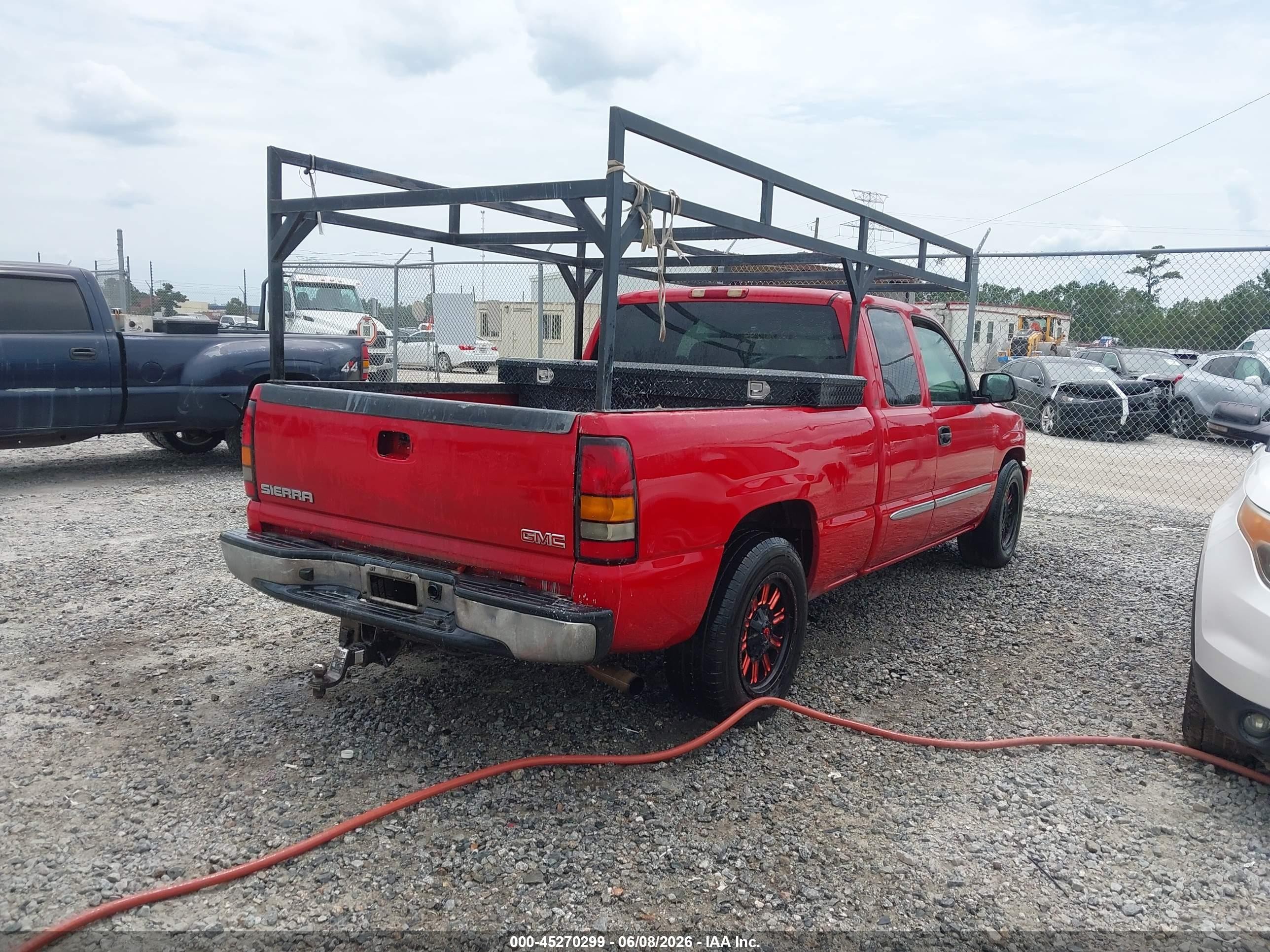 2005 Gmc Sierra 1500 Sle Red vin: 1GTEC19T65Z232864