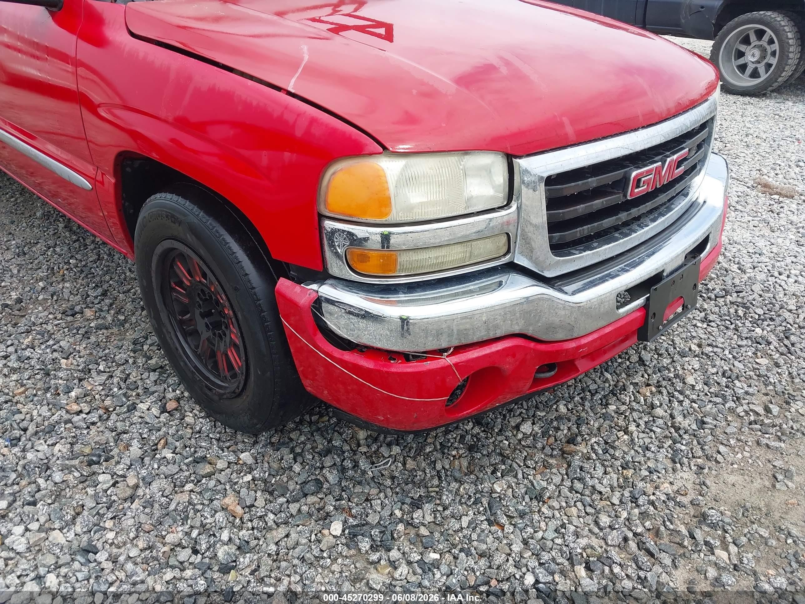 2005 Gmc Sierra 1500 Sle Red vin: 1GTEC19T65Z232864