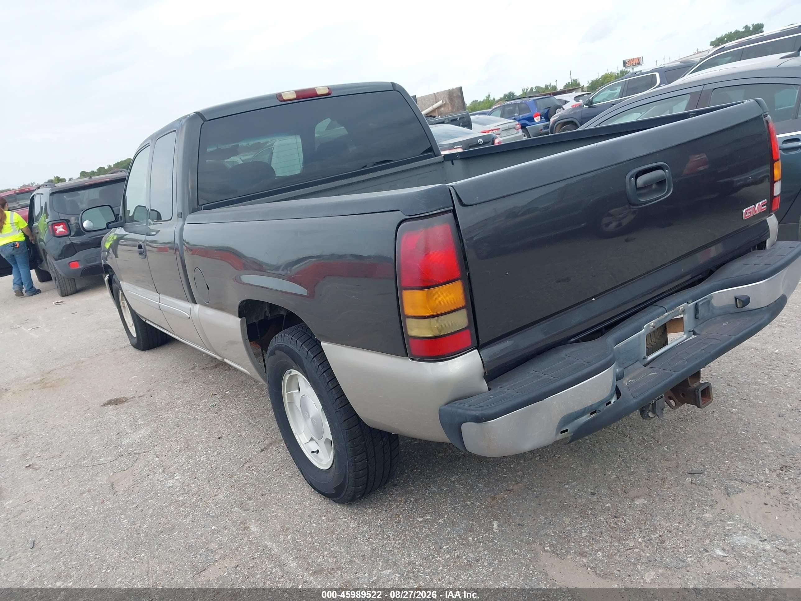 2004 Gmc Sierra 1500 Sle Gray vin: 1GTEC19T74Z221659