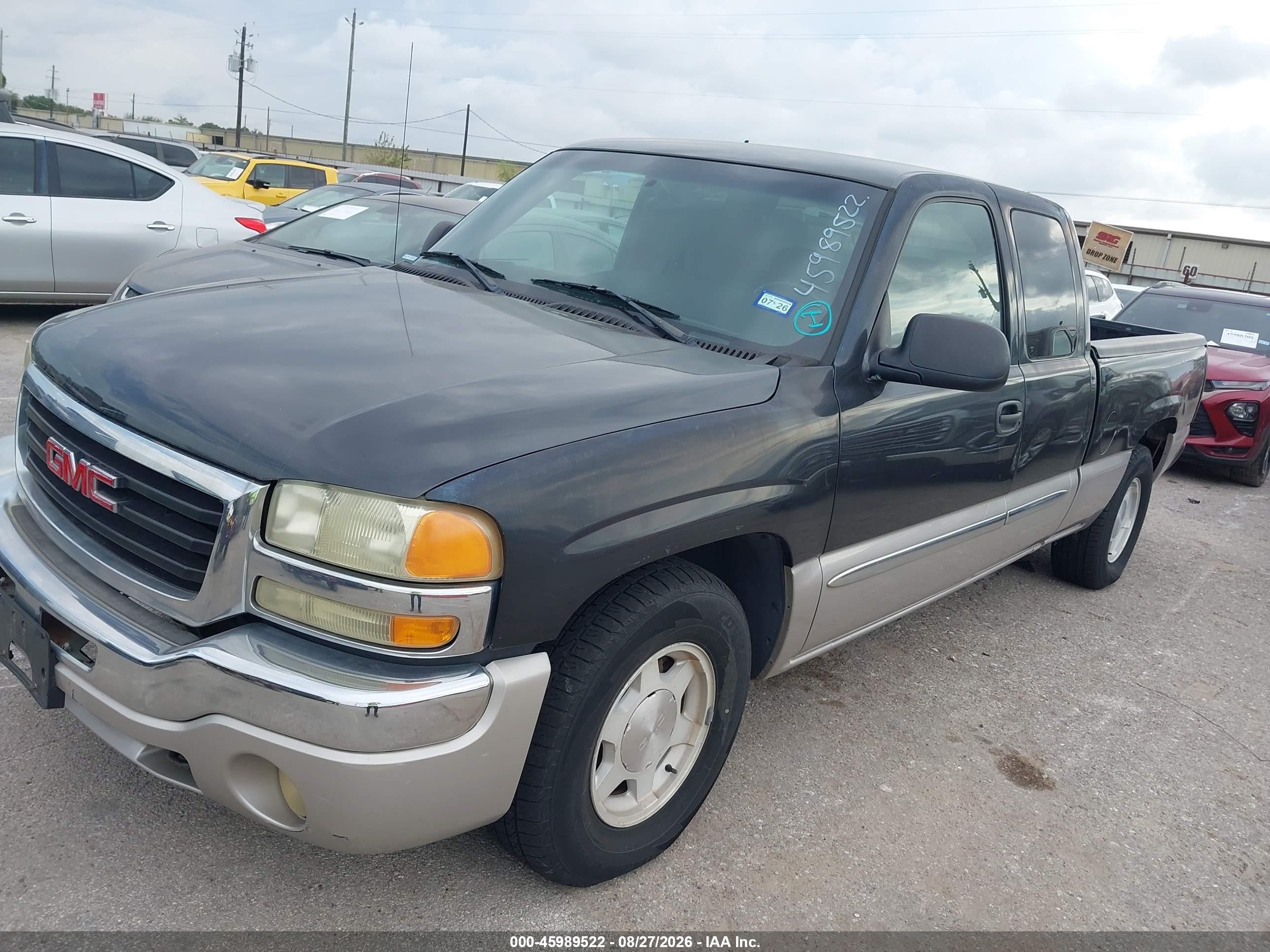 2004 Gmc Sierra 1500 Sle Gray vin: 1GTEC19T74Z221659