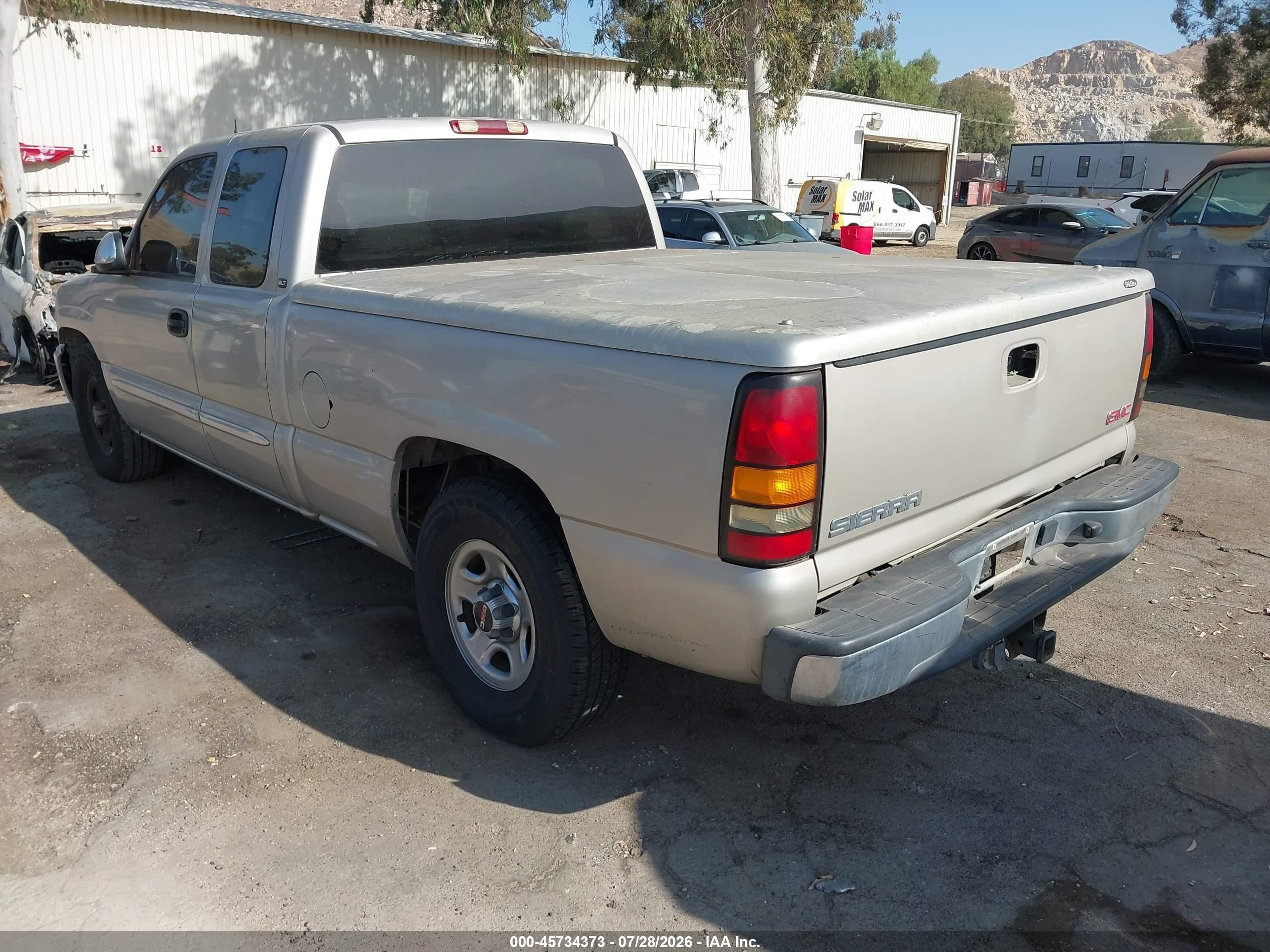 2004 Gmc Sierra 1500 Sle Silver vin: 1GTEC19T74Z338416