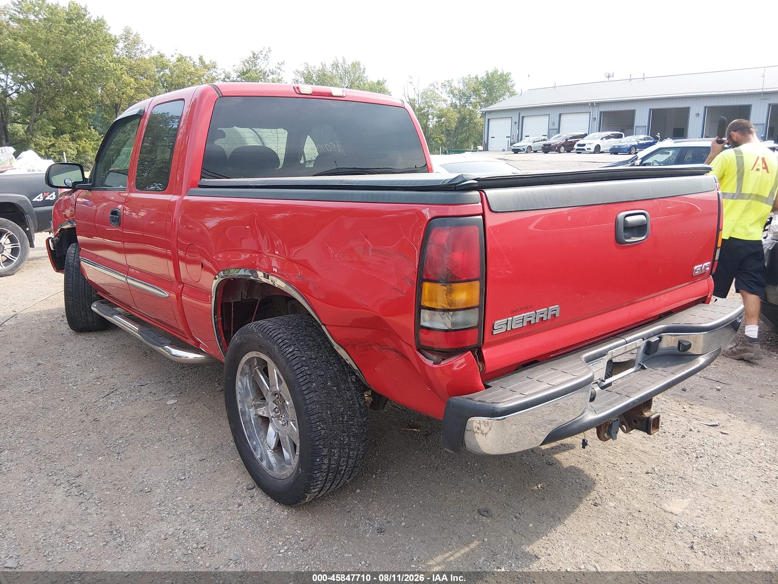 2007 Gmc Sierra 1500 Classic Sle1 Красный vin: 1GTEC19T77Z102403