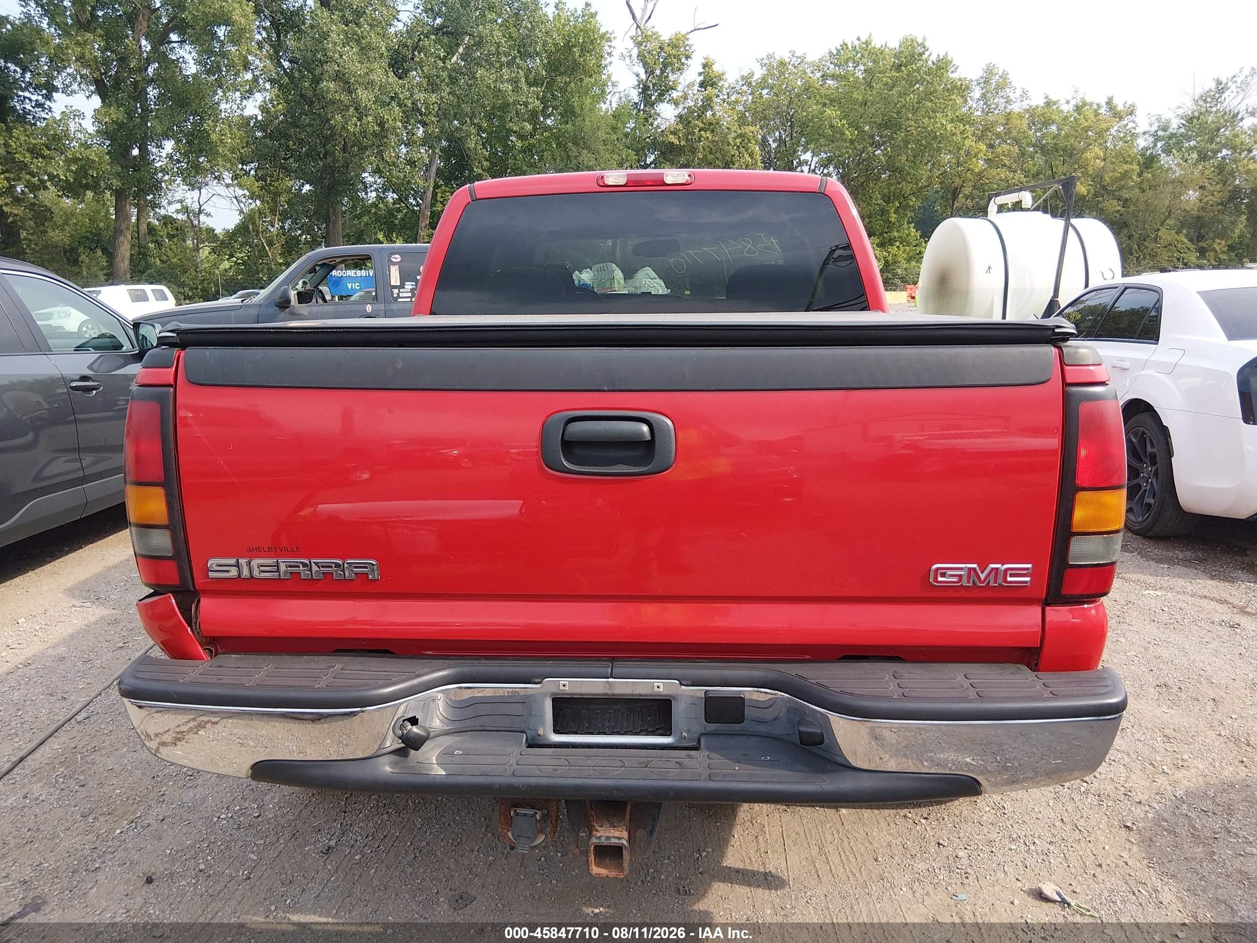 2007 Gmc Sierra 1500 Classic Sle1 Красный vin: 1GTEC19T77Z102403