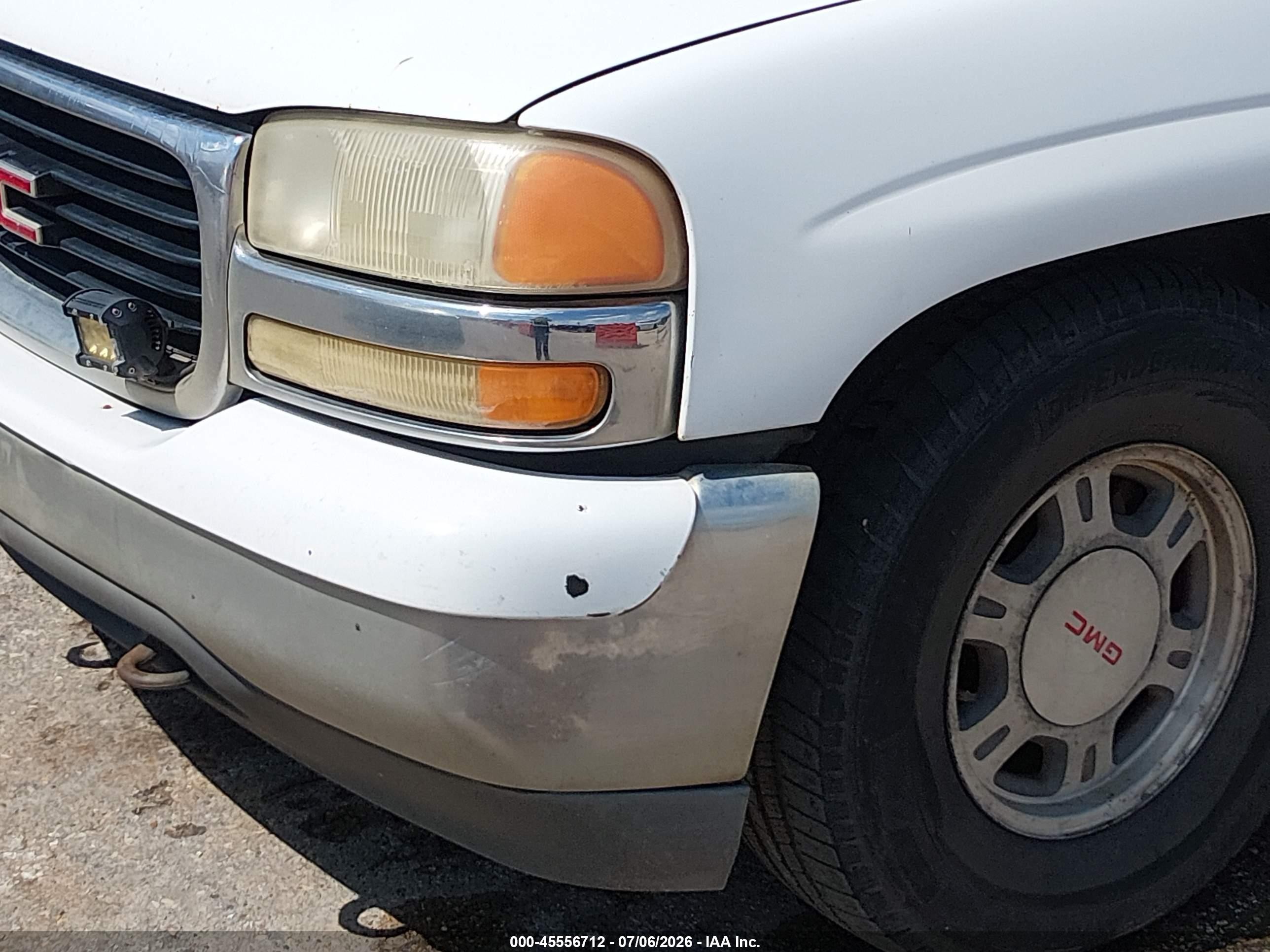 2001 Gmc Sierra 1500 Sle White vin: 1GTEC19T81E260697