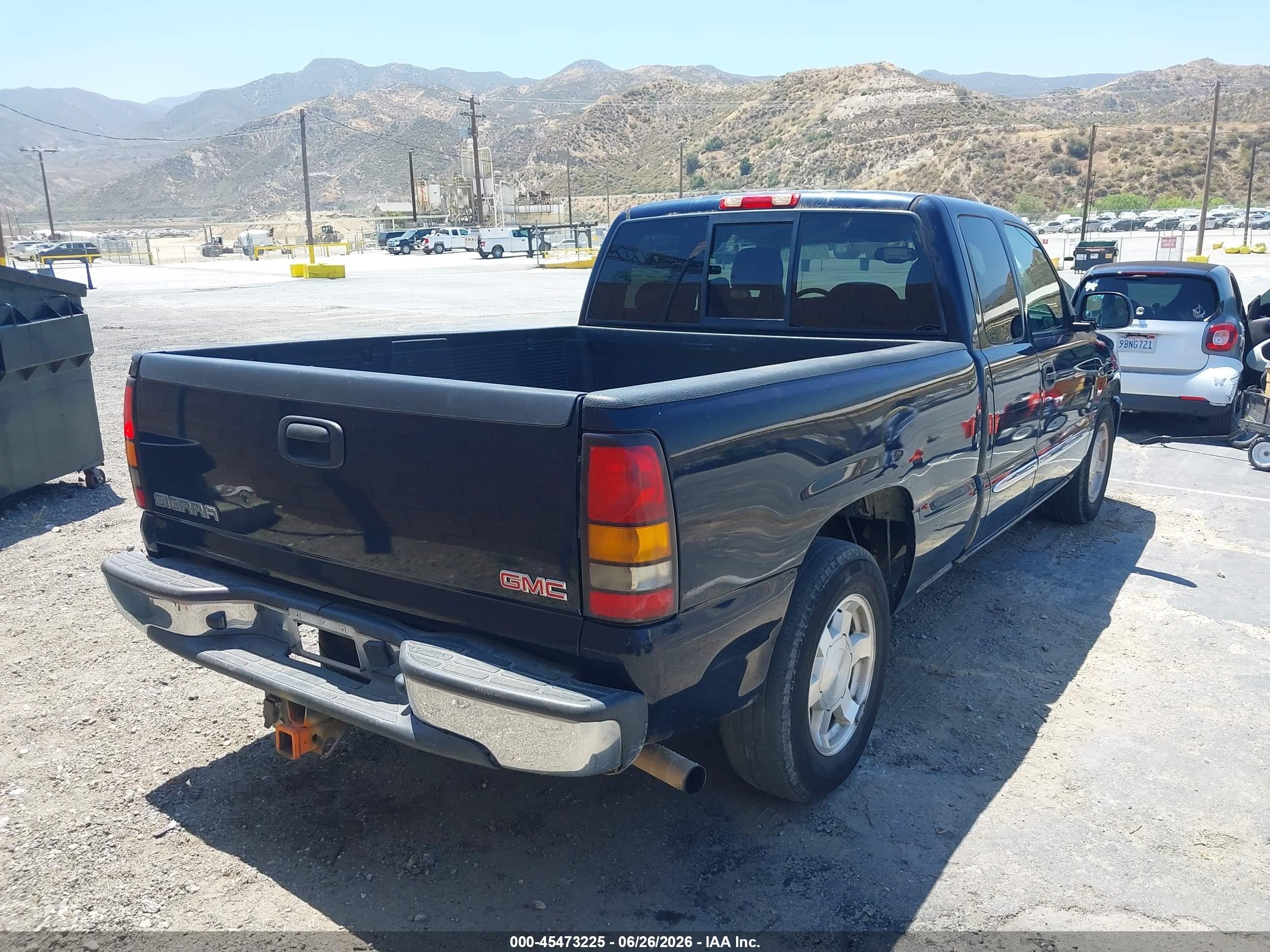 2005 Gmc Sierra 1500 Sle Blue vin: 1GTEC19T85Z194652