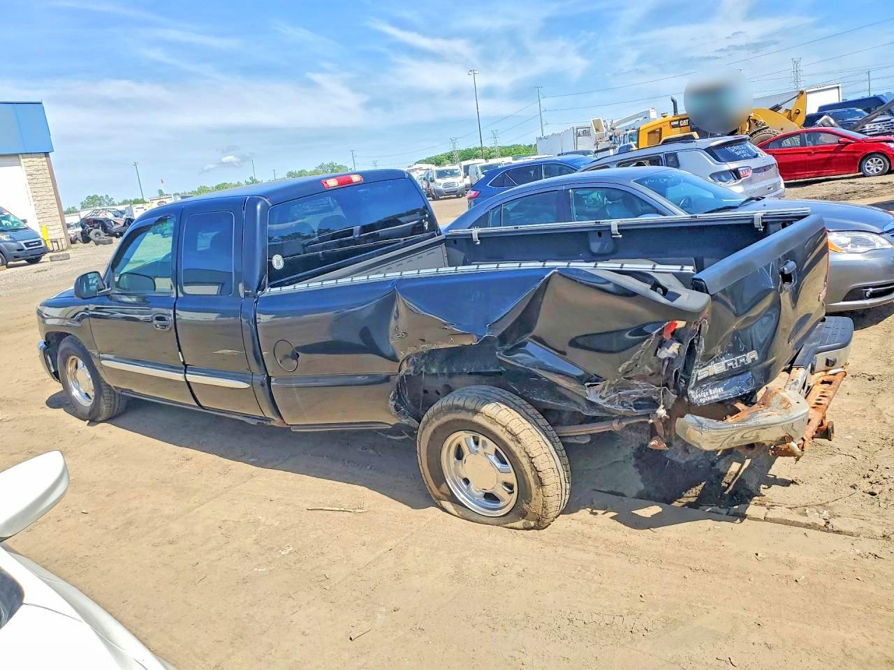 2003 Gmc New Sierra C1500 Black vin: 1GTEC19TX3E192406