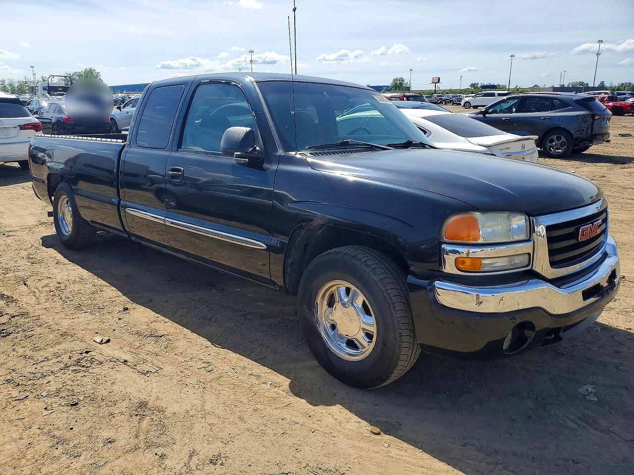 2003 Gmc New Sierra C1500 Black vin: 1GTEC19TX3E192406