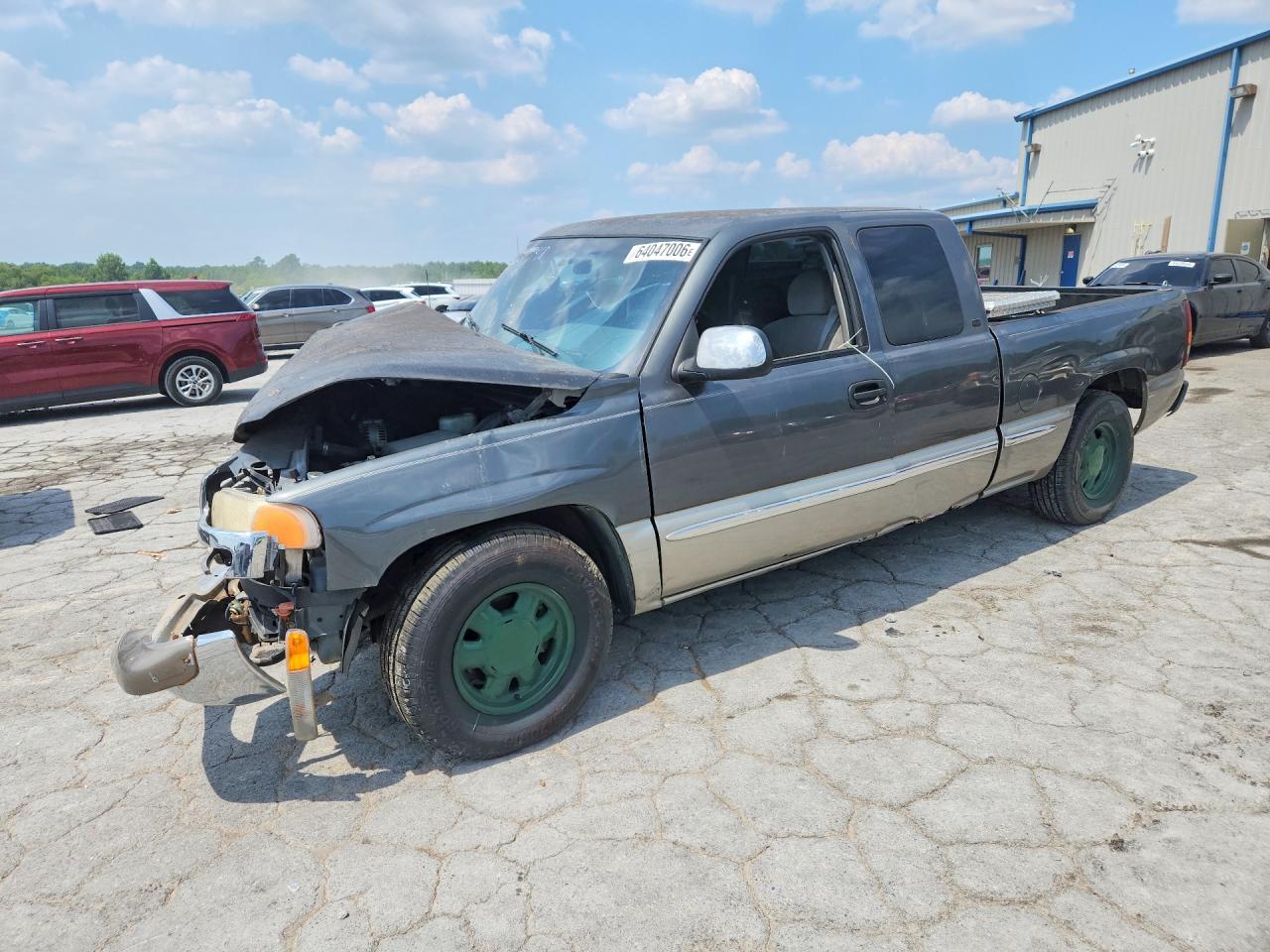 2000 Gmc New Sierra C1500 Gray vin: 1GTEC19TXYZ153976
