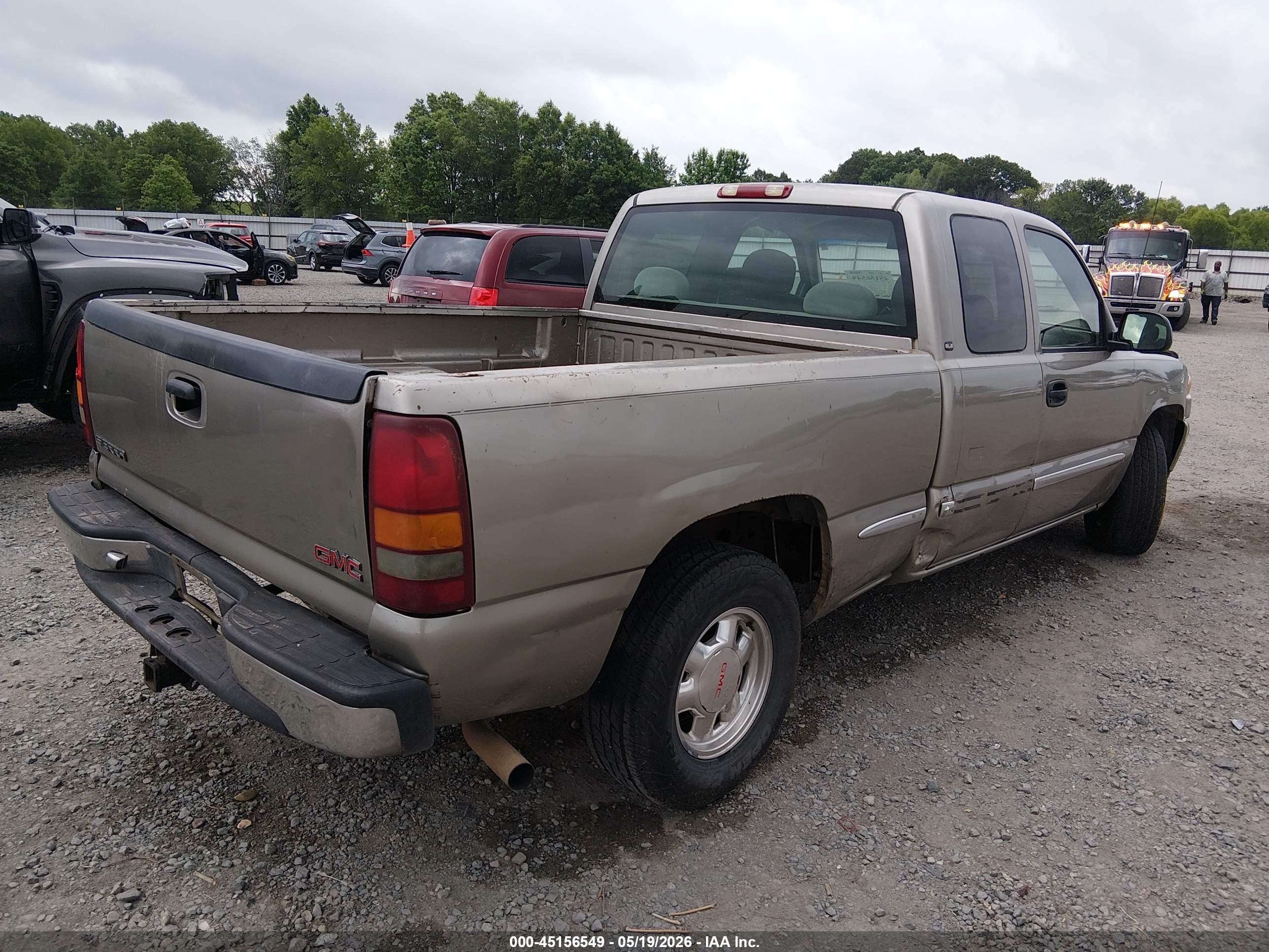 2000 Gmc Sierra 1500 Sle Tan vin: 1GTEC19TXYZ169644