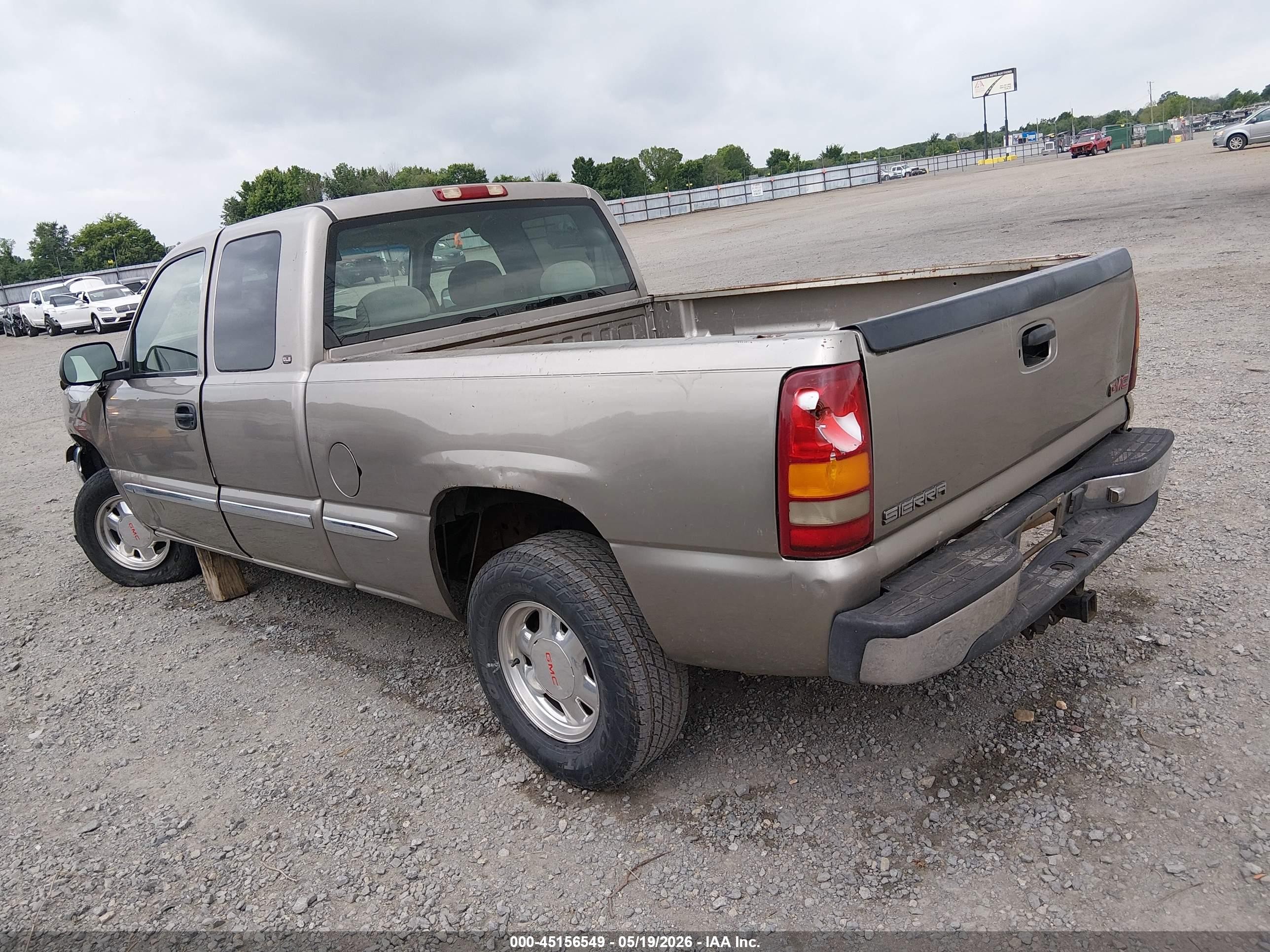 2000 Gmc Sierra 1500 Sle Tan vin: 1GTEC19TXYZ169644