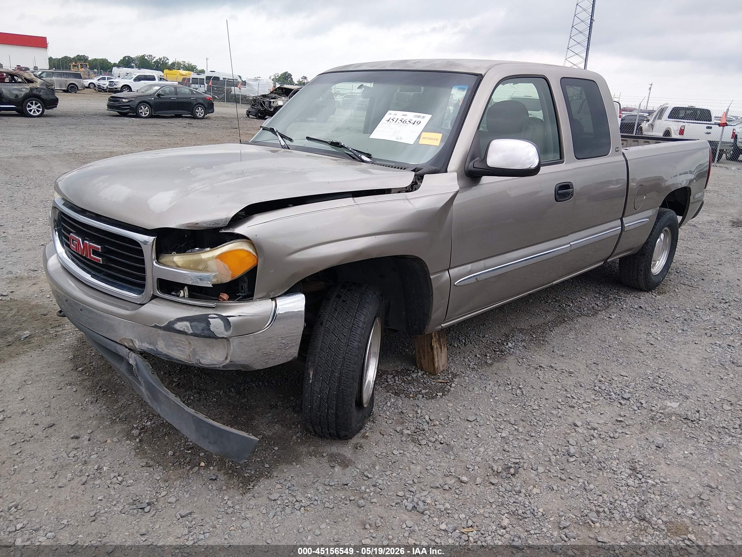 2000 Gmc Sierra 1500 Sle Tan vin: 1GTEC19TXYZ169644