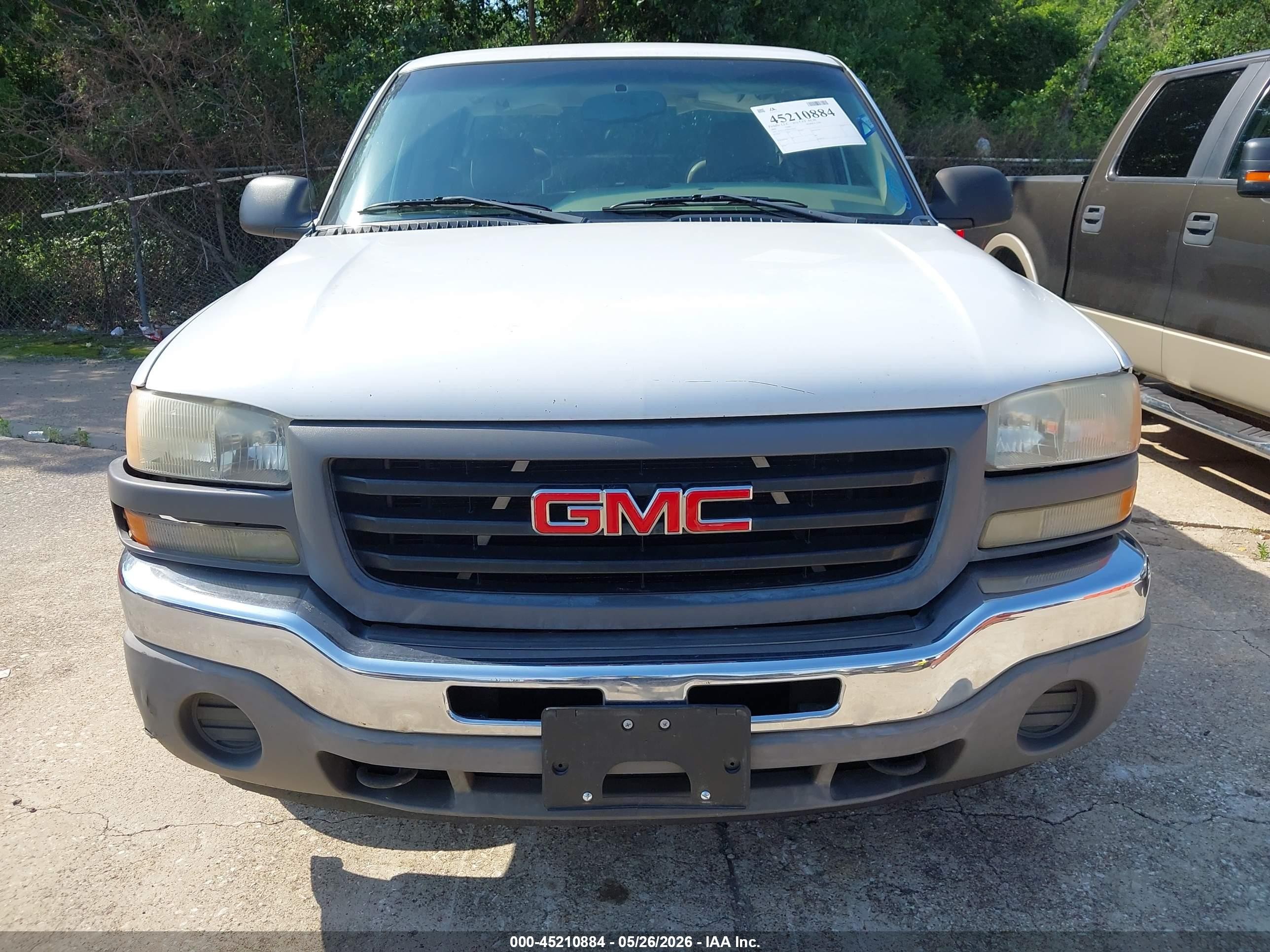2006 Gmc Sierra 1500 Work Truck White vin: 1GTEC19V06Z215416