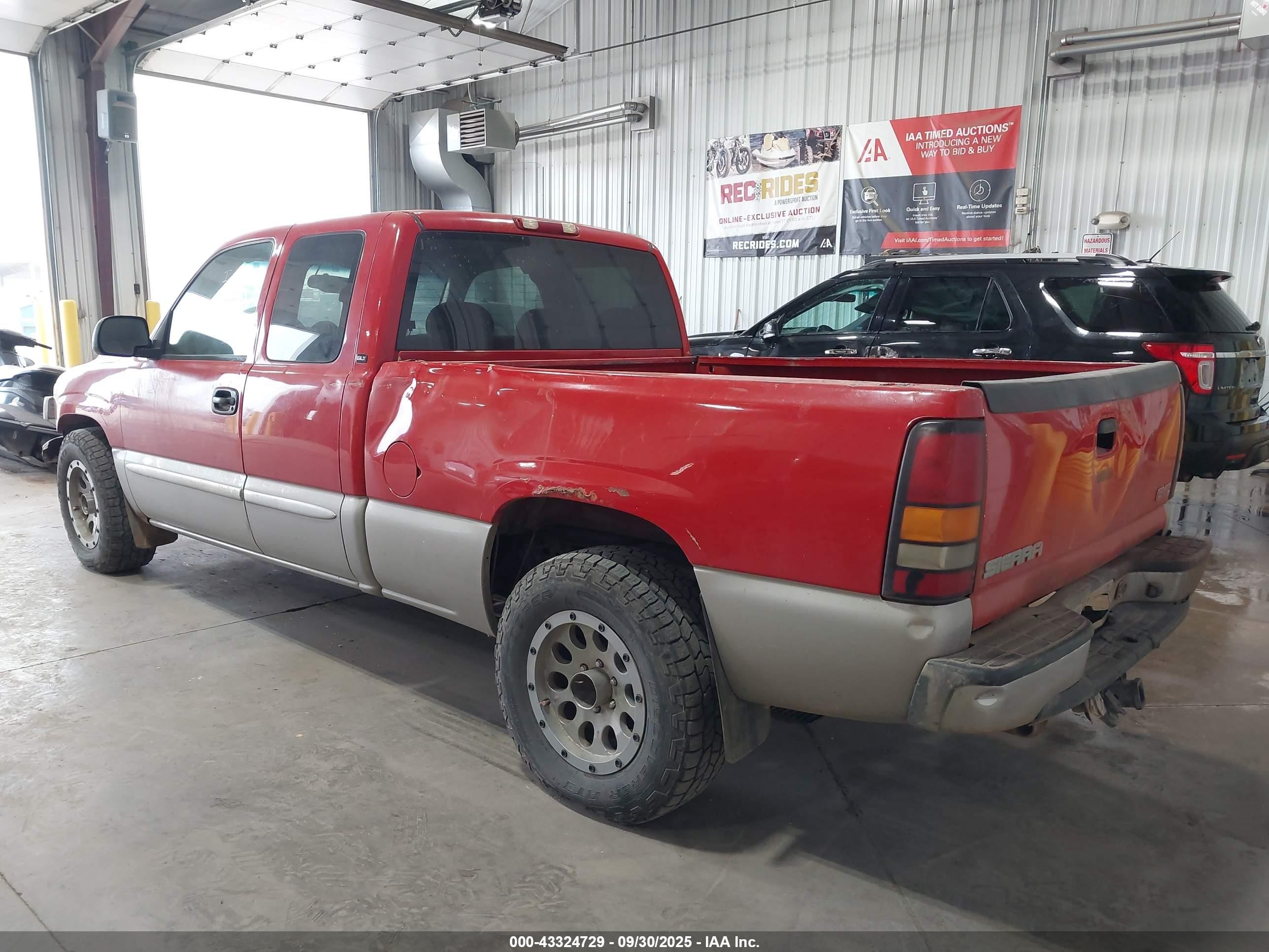 2004 Gmc Sierra 1500 Sle Red vin: 1GTEC19V44Z152124