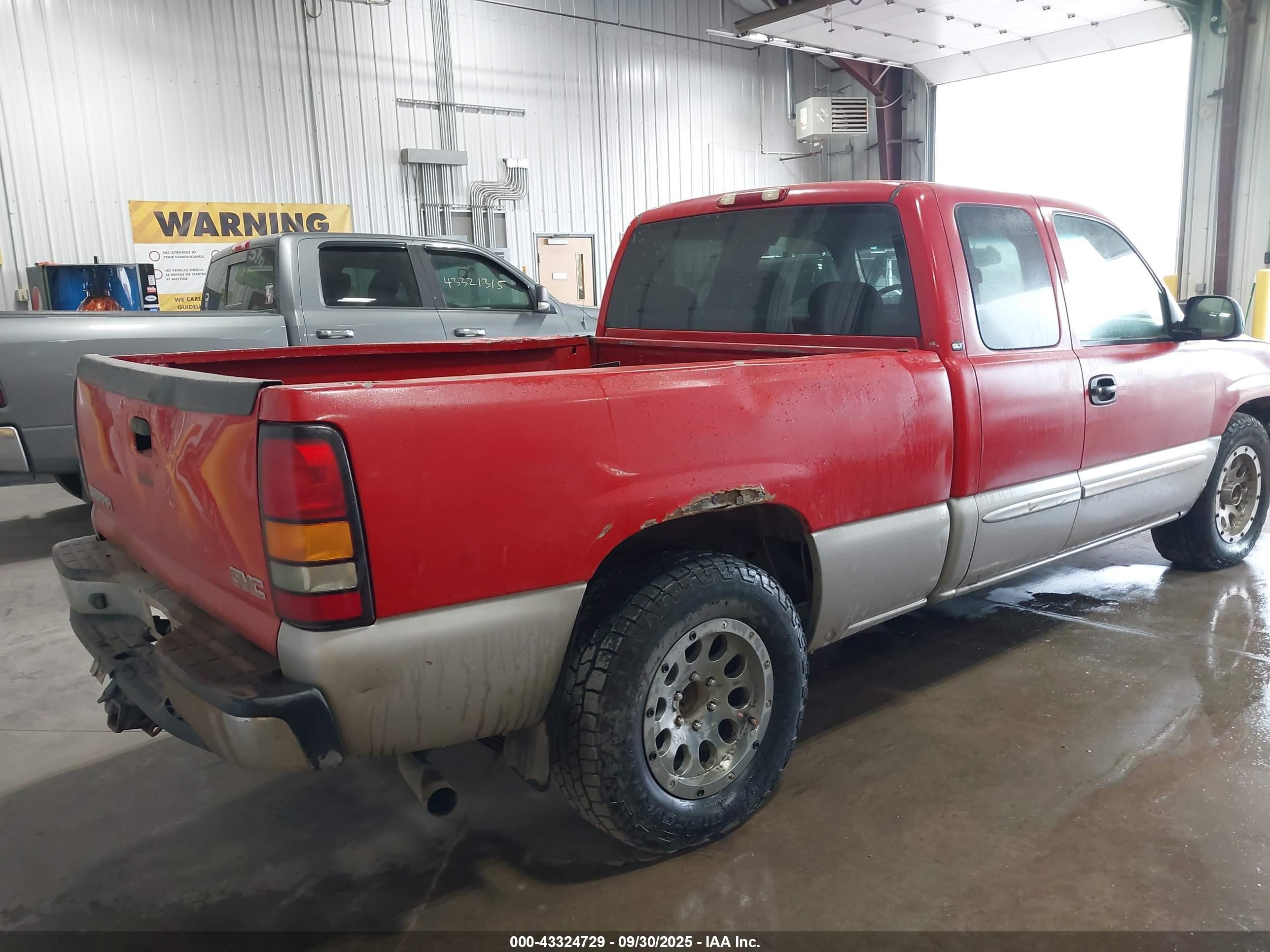 2004 Gmc Sierra 1500 Sle Red vin: 1GTEC19V44Z152124