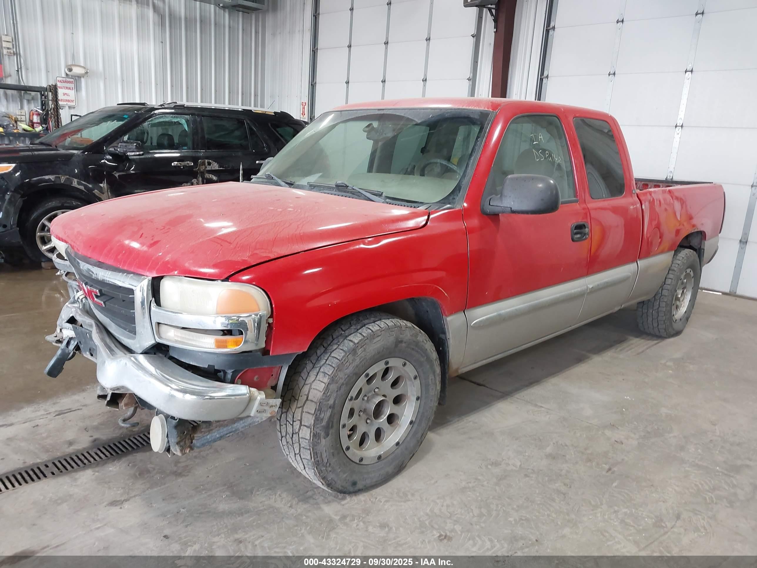 2004 Gmc Sierra 1500 Sle Red vin: 1GTEC19V44Z152124