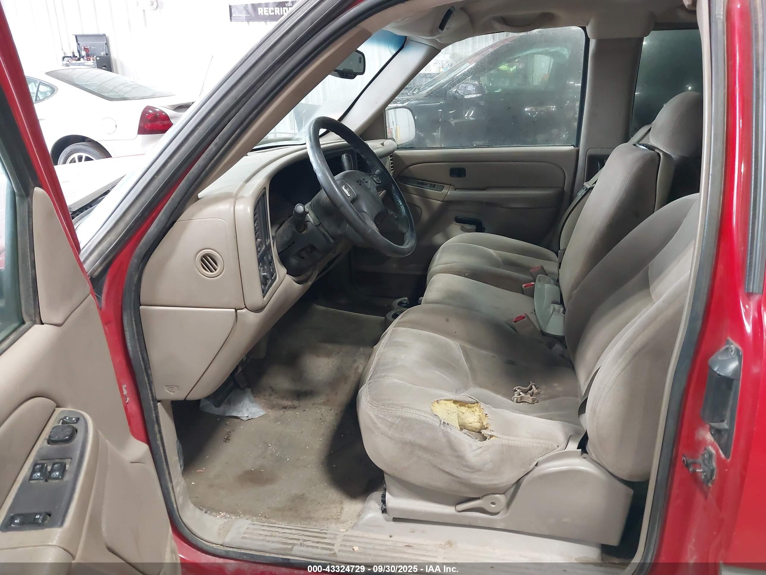 2004 Gmc Sierra 1500 Sle Red vin: 1GTEC19V44Z152124