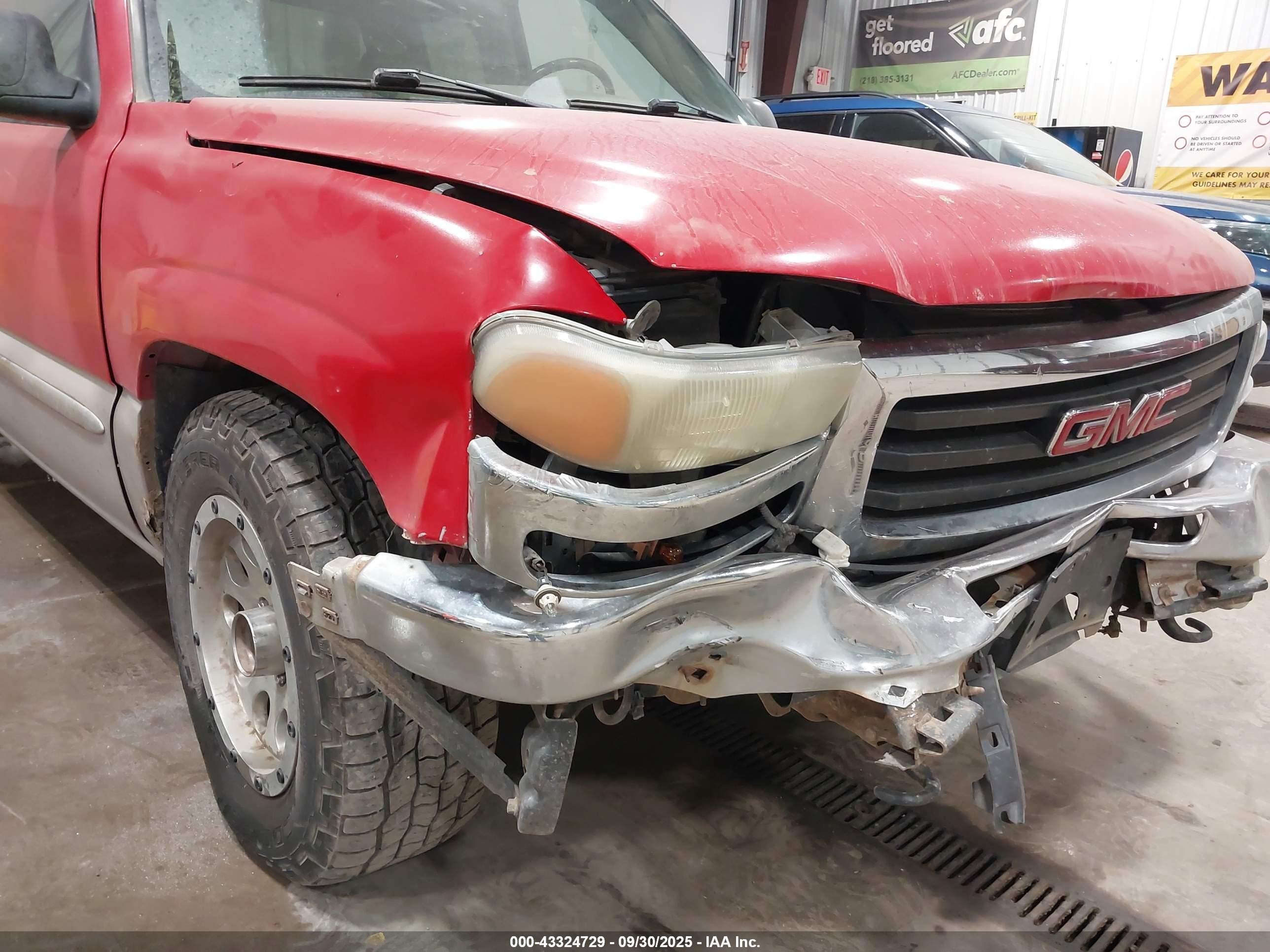 2004 Gmc Sierra 1500 Sle Red vin: 1GTEC19V44Z152124