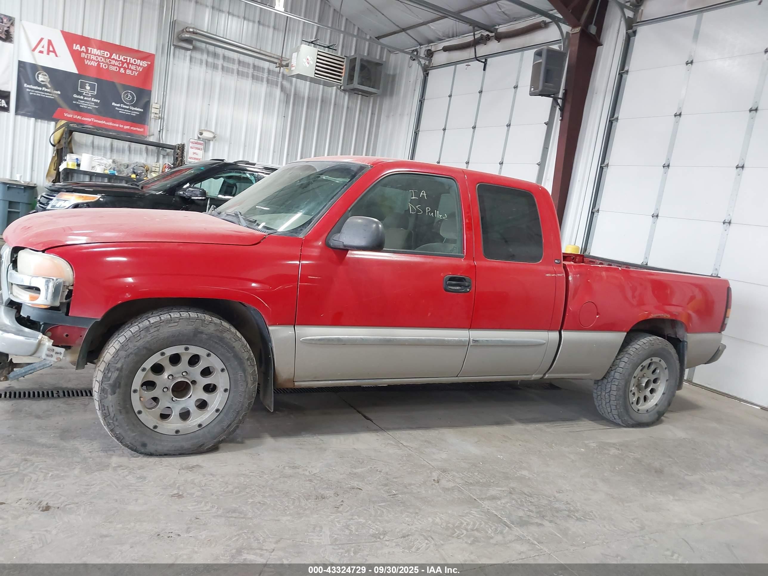 2004 Gmc Sierra 1500 Sle Red vin: 1GTEC19V44Z152124
