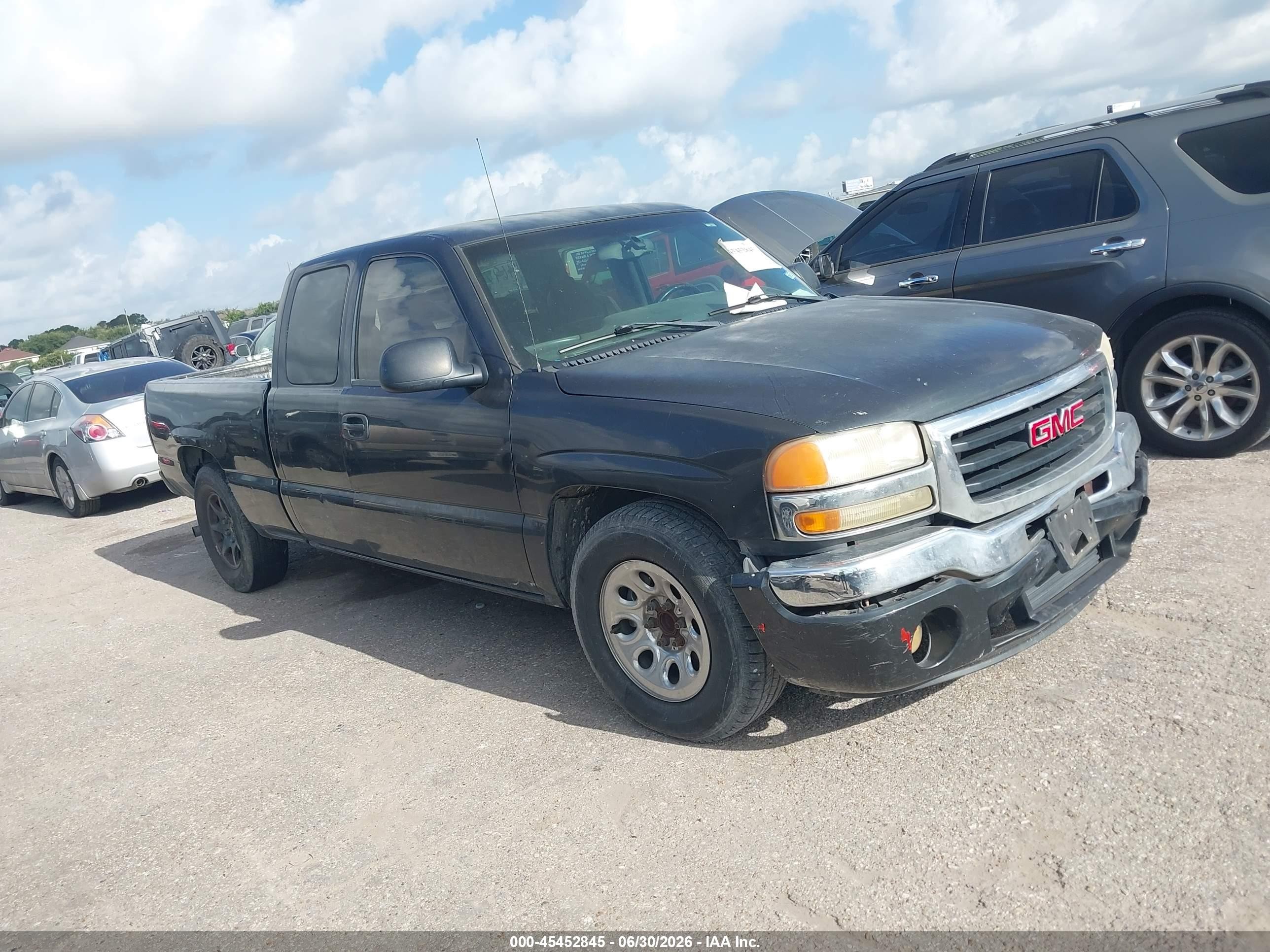 2005 Gmc Sierra 1500 Sle Gray vin: 1GTEC19V45Z196948