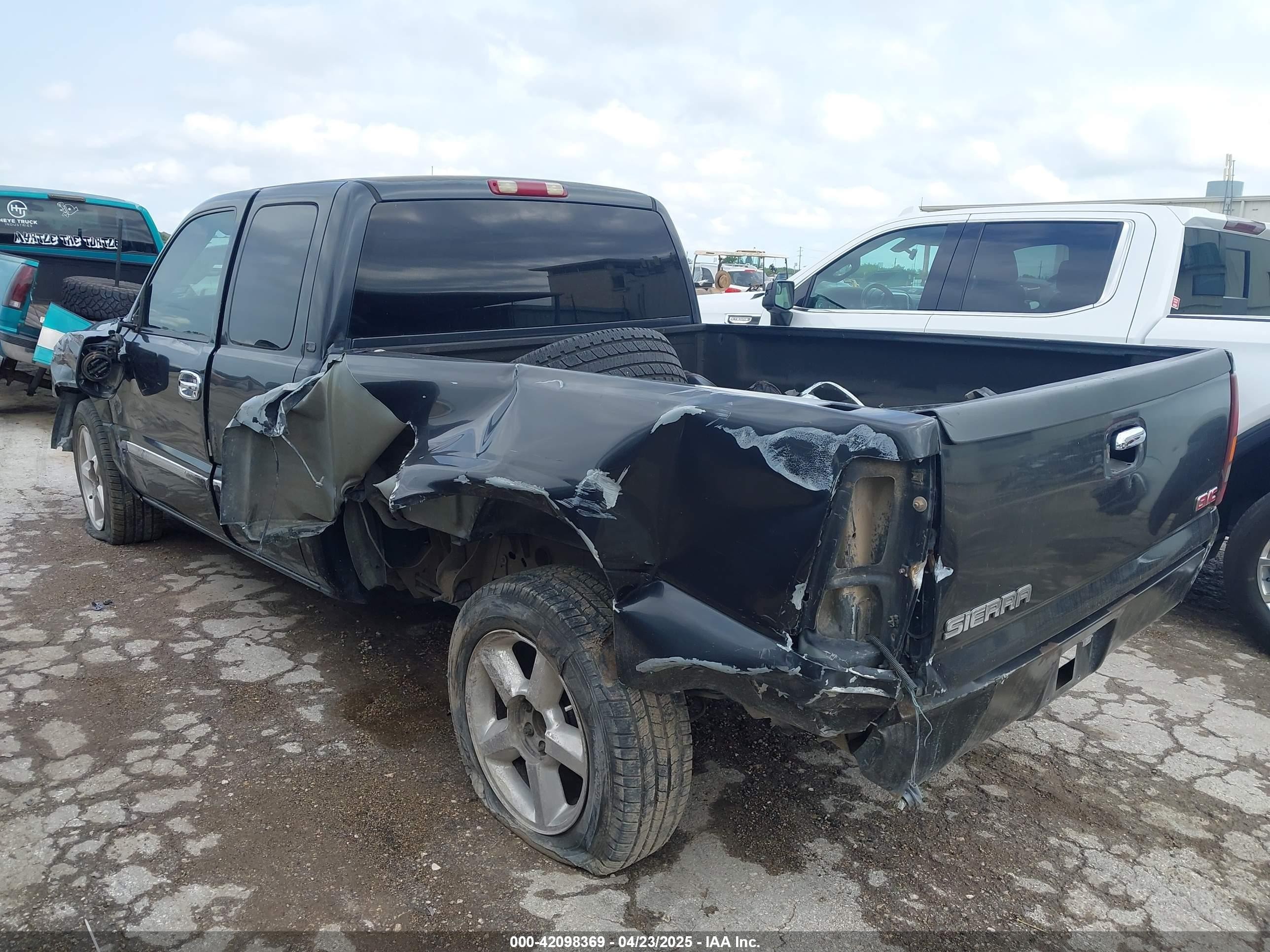 2004 Gmc Sierra 1500 Sle Gray vin: 1GTEC19V54Z353370