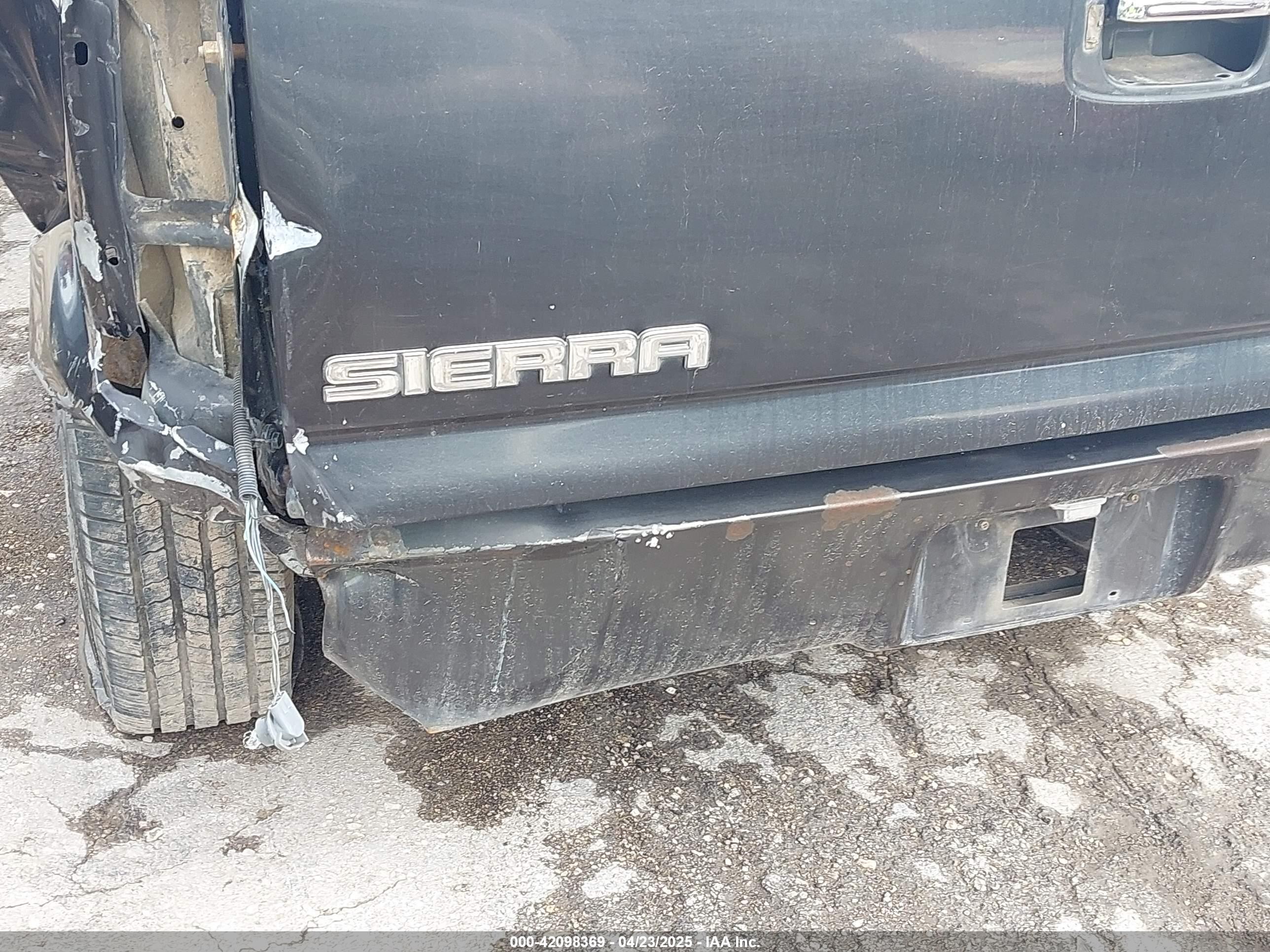 2004 Gmc Sierra 1500 Sle Gray vin: 1GTEC19V54Z353370