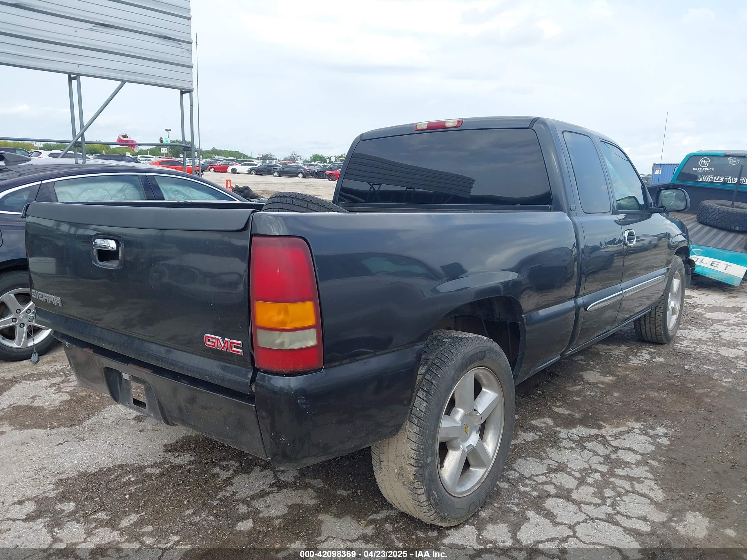 2004 Gmc Sierra 1500 Sle Gray vin: 1GTEC19V54Z353370