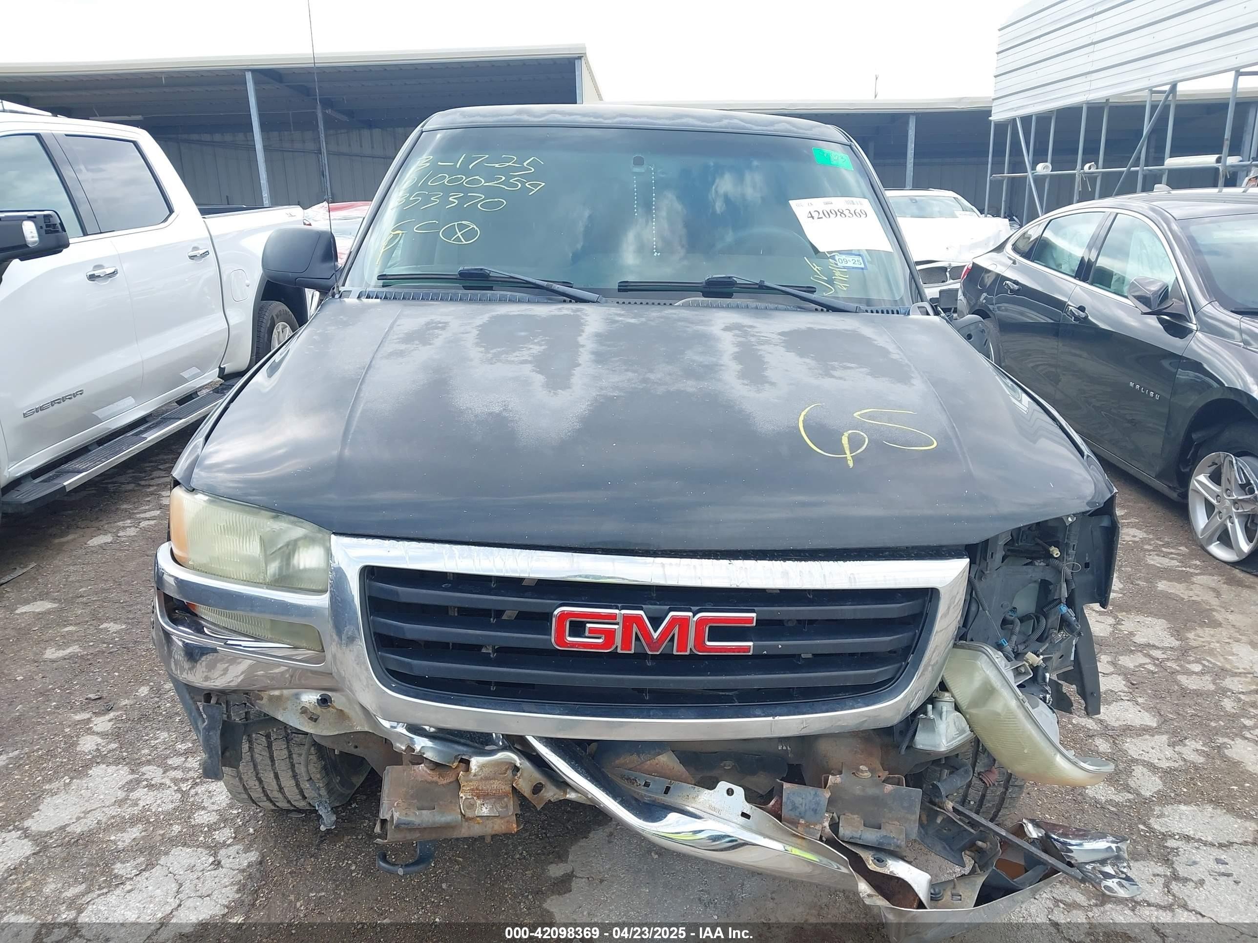 2004 Gmc Sierra 1500 Sle Gray vin: 1GTEC19V54Z353370