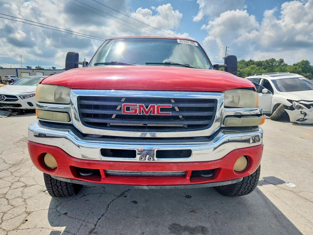 2005 Gmc New Sierra C1500 Red vin: 1GTEC19V55Z194612