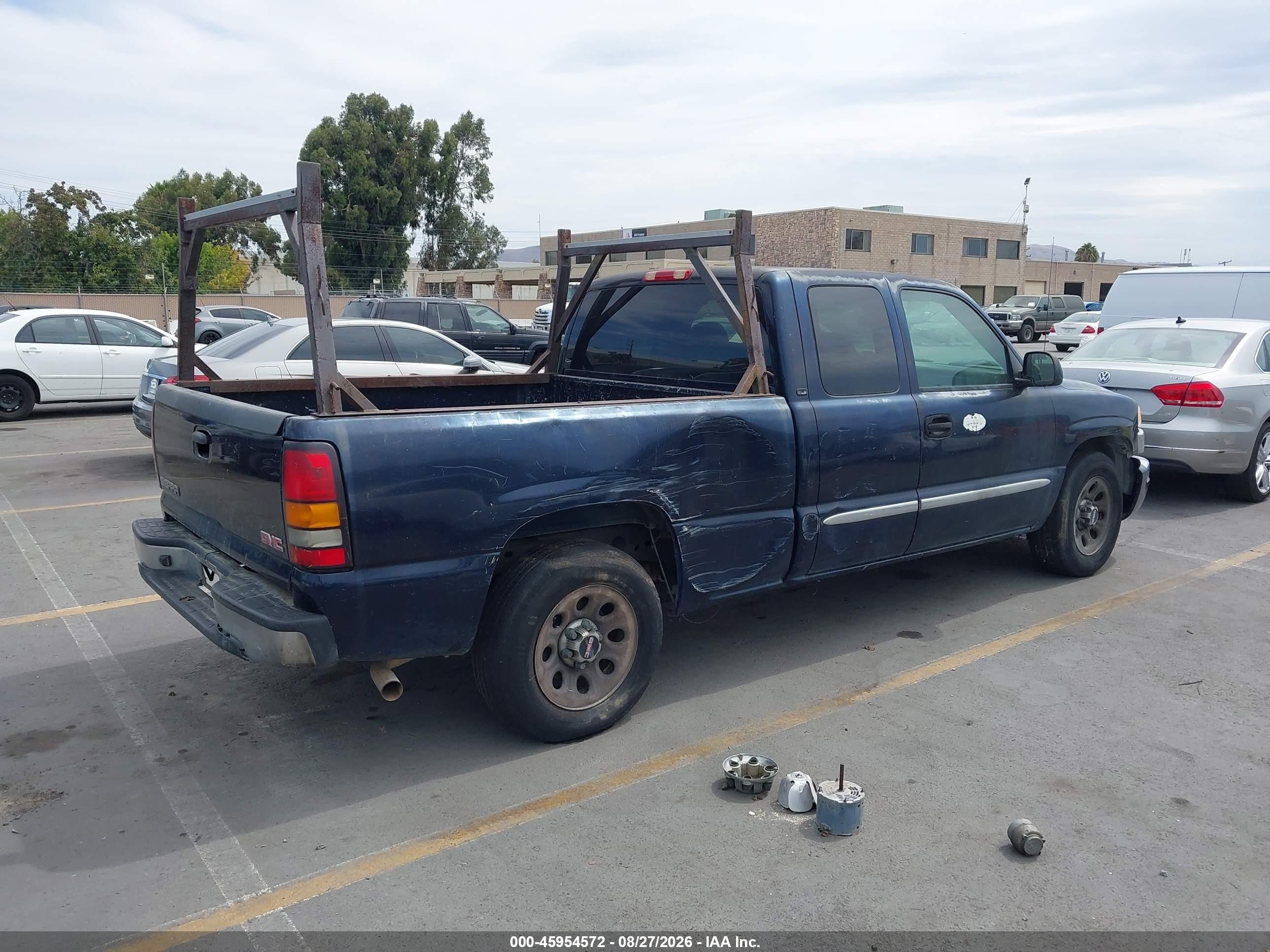 2006 Gmc Sierra 1500 Sle1 Blue vin: 1GTEC19V56Z271173
