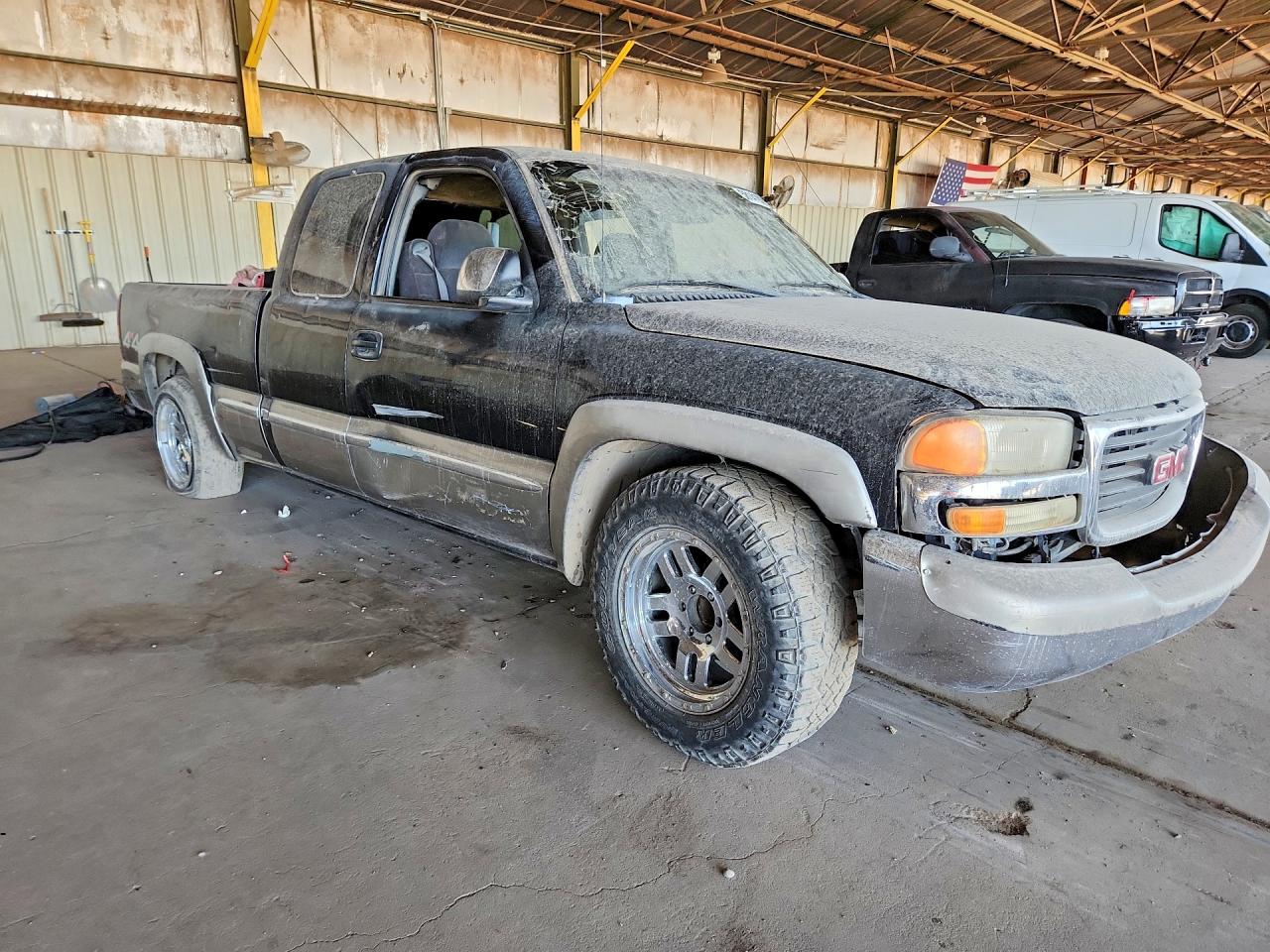 2001 Gmc New Sierra C1500 Черный vin: 1GTEC19V71Z292762