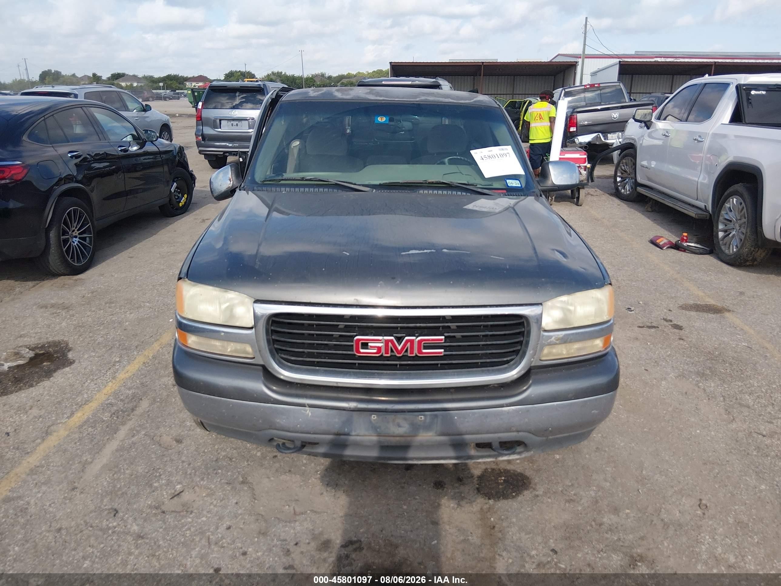 2001 Gmc Sierra 1500 Sle Gray vin: 1GTEC19V91Z168993