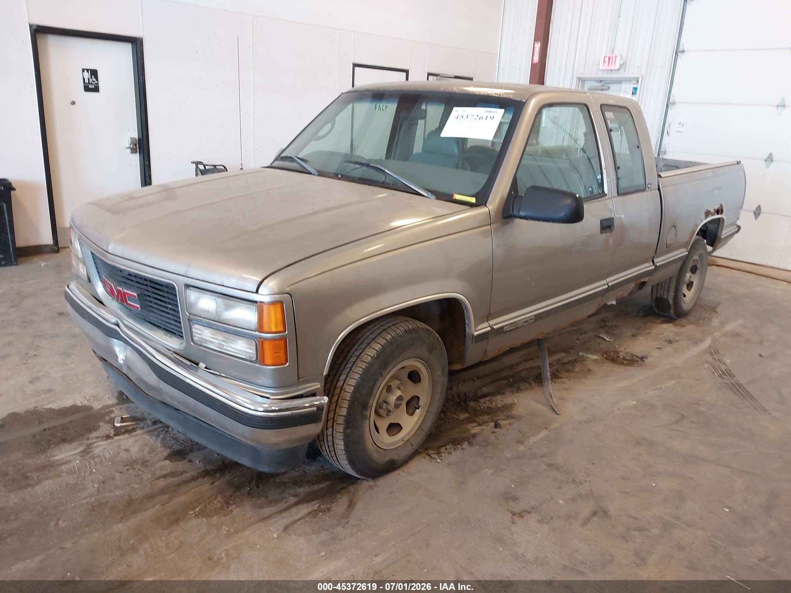 1998 Gmc Sierra 1500 Sl Wideside Gold vin: 1GTEC19W0WE558663
