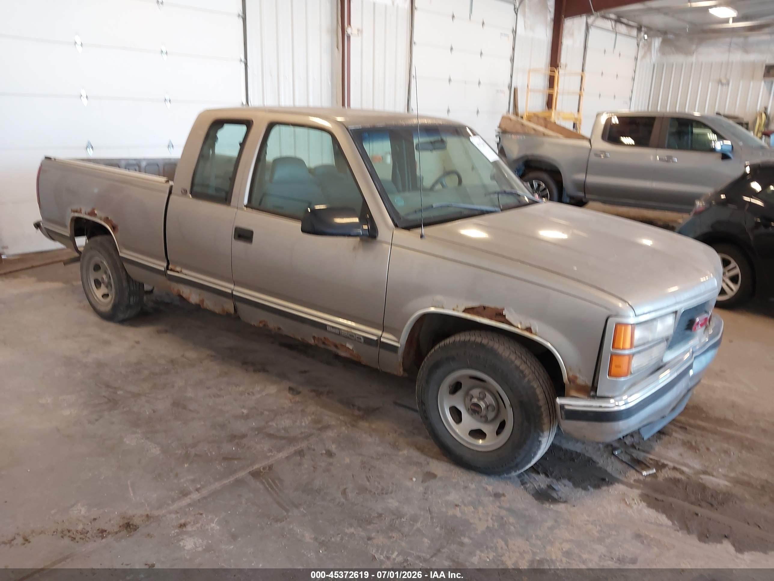1998 Gmc Sierra 1500 Sl Wideside Gold vin: 1GTEC19W0WE558663